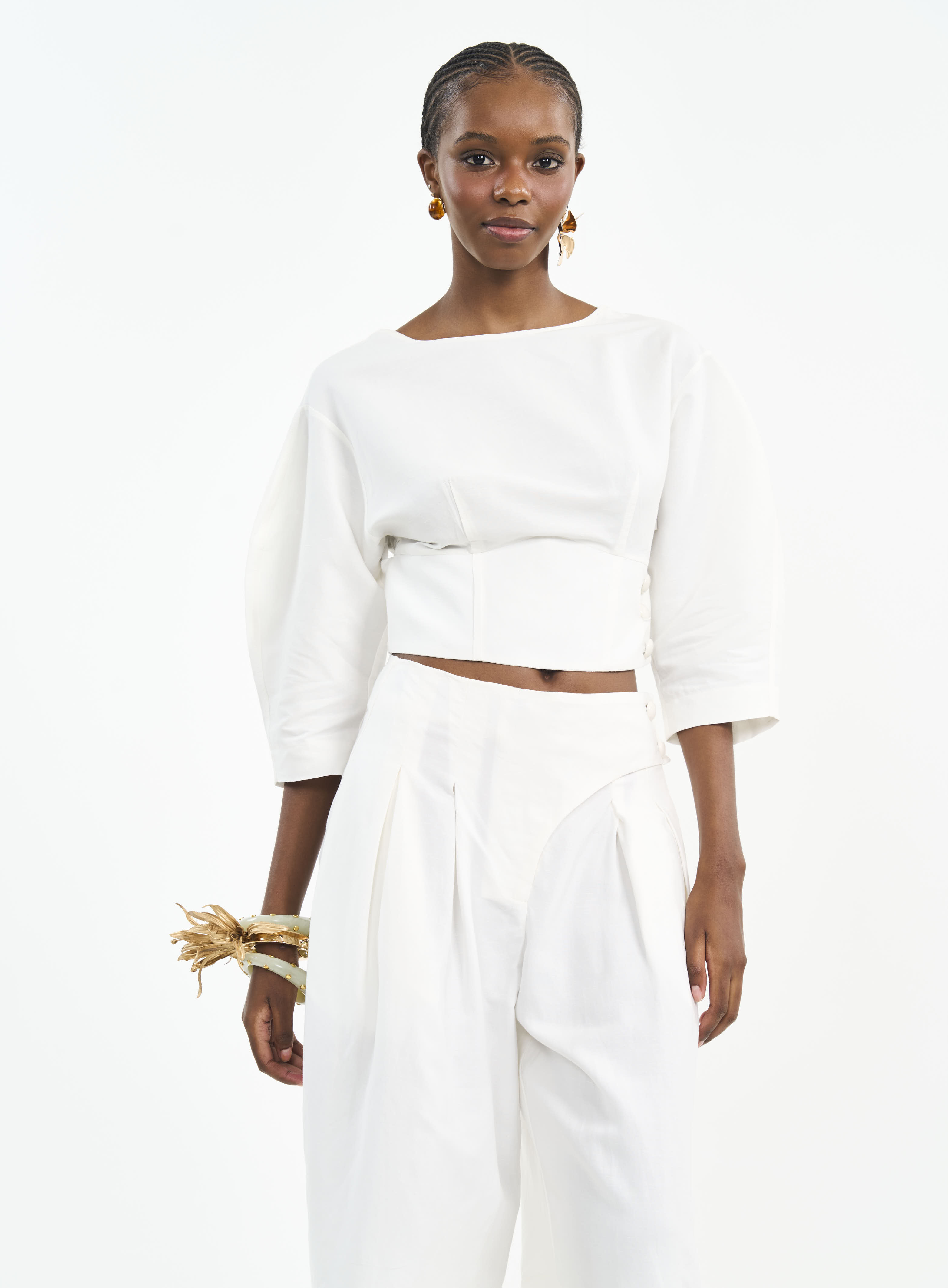 BLUSA LINHO M OFF SHELL