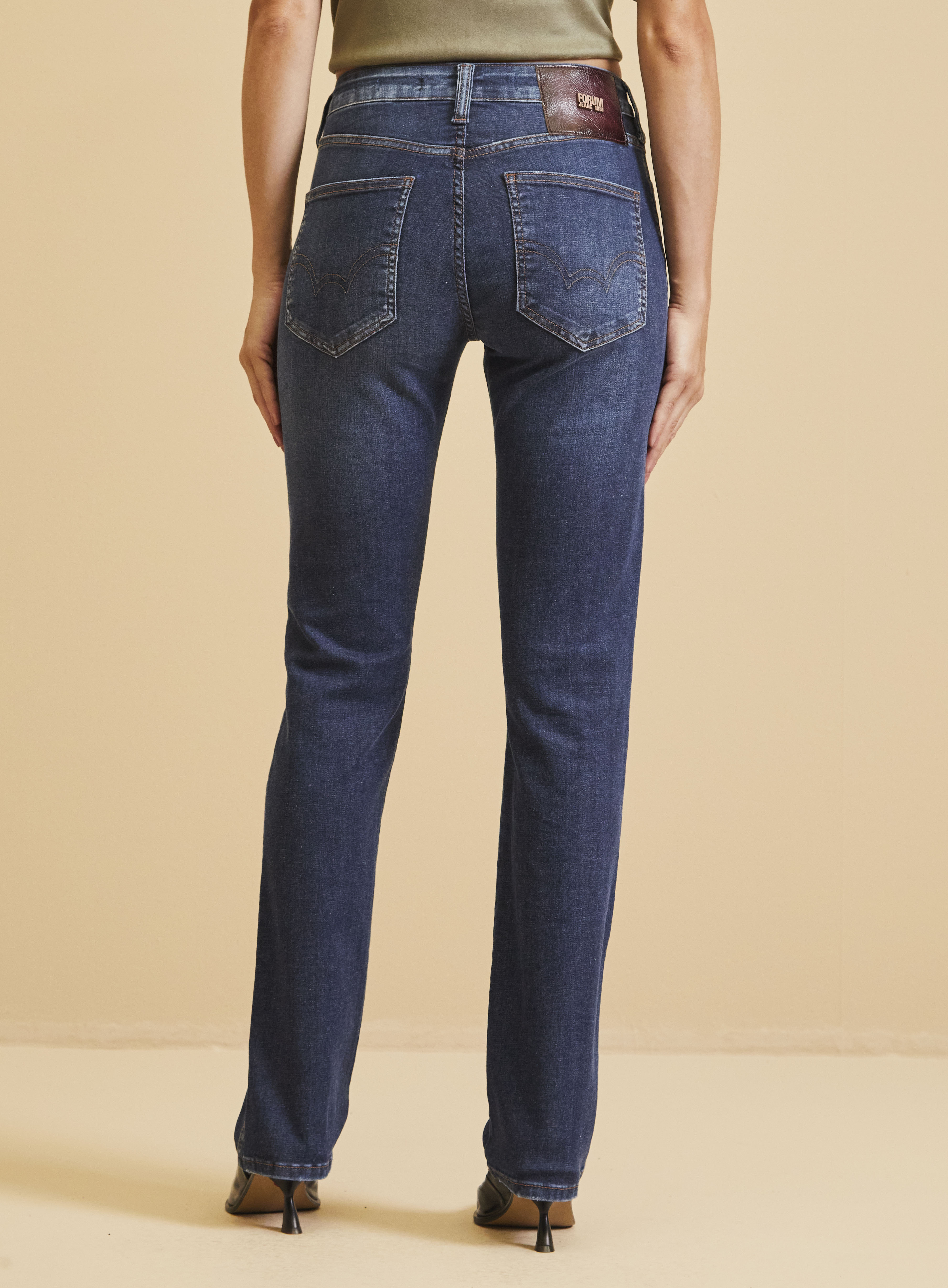 CALÇA JEANS MARISA 2 SLIM 38 INDIGO