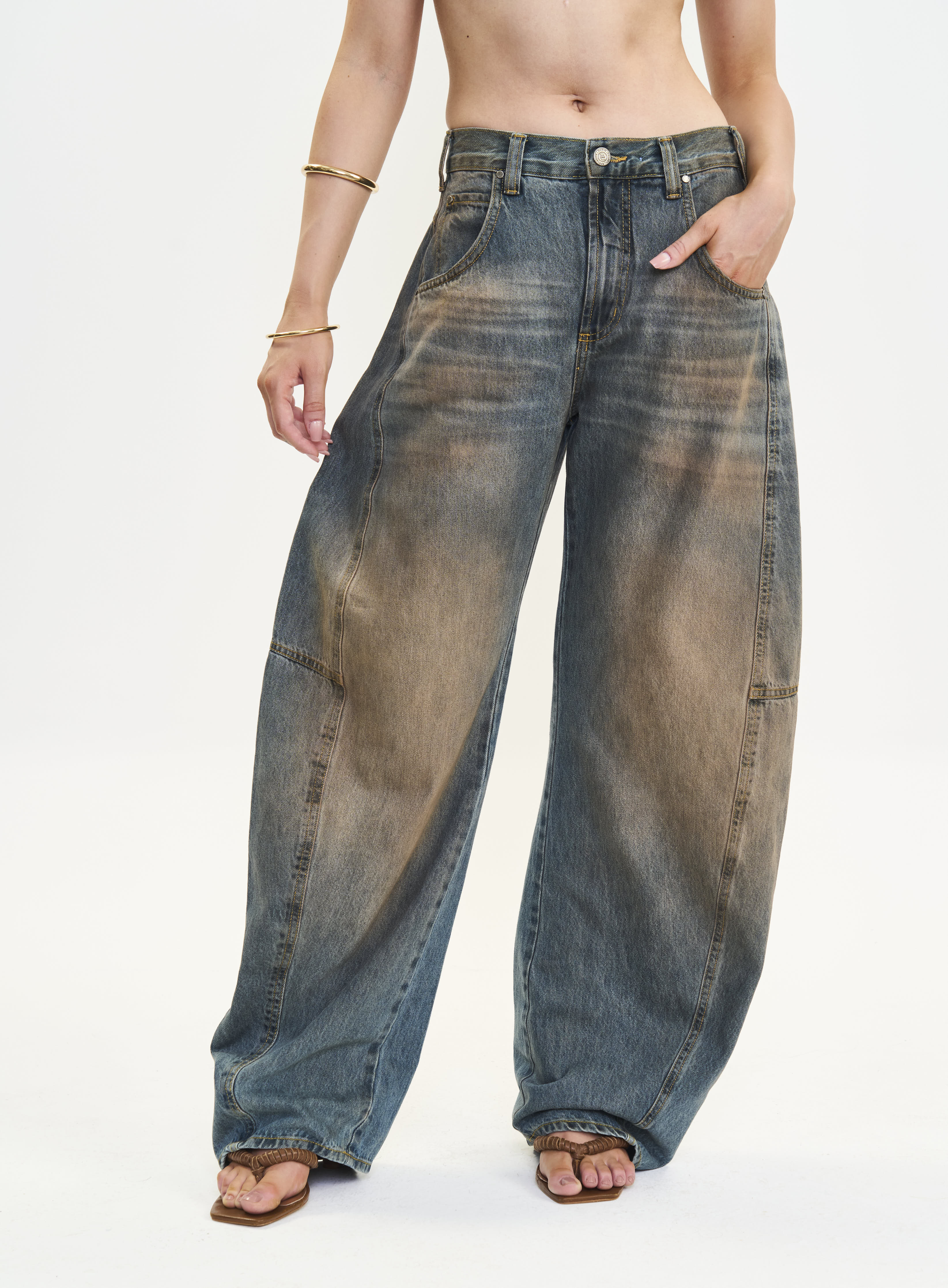 CALÇA JEANS BARRIL 34 INDIGO