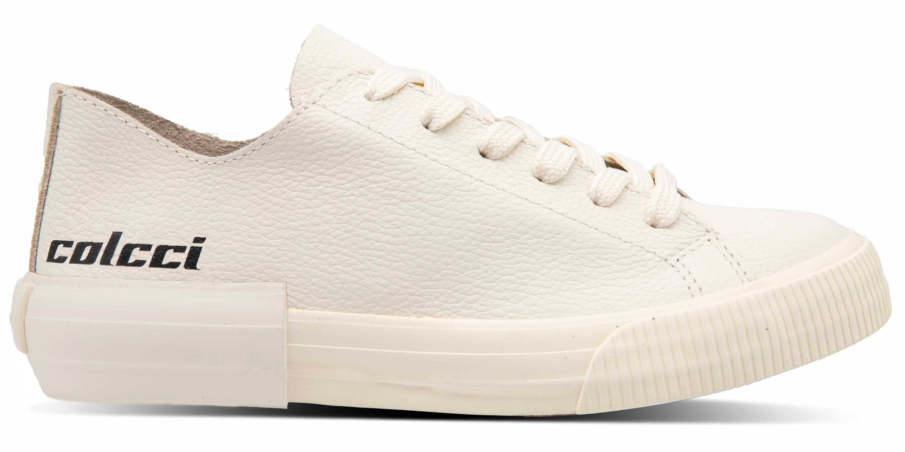 TENIS FEM COLCCI SIMPLE LEATHER 34 BRANCO