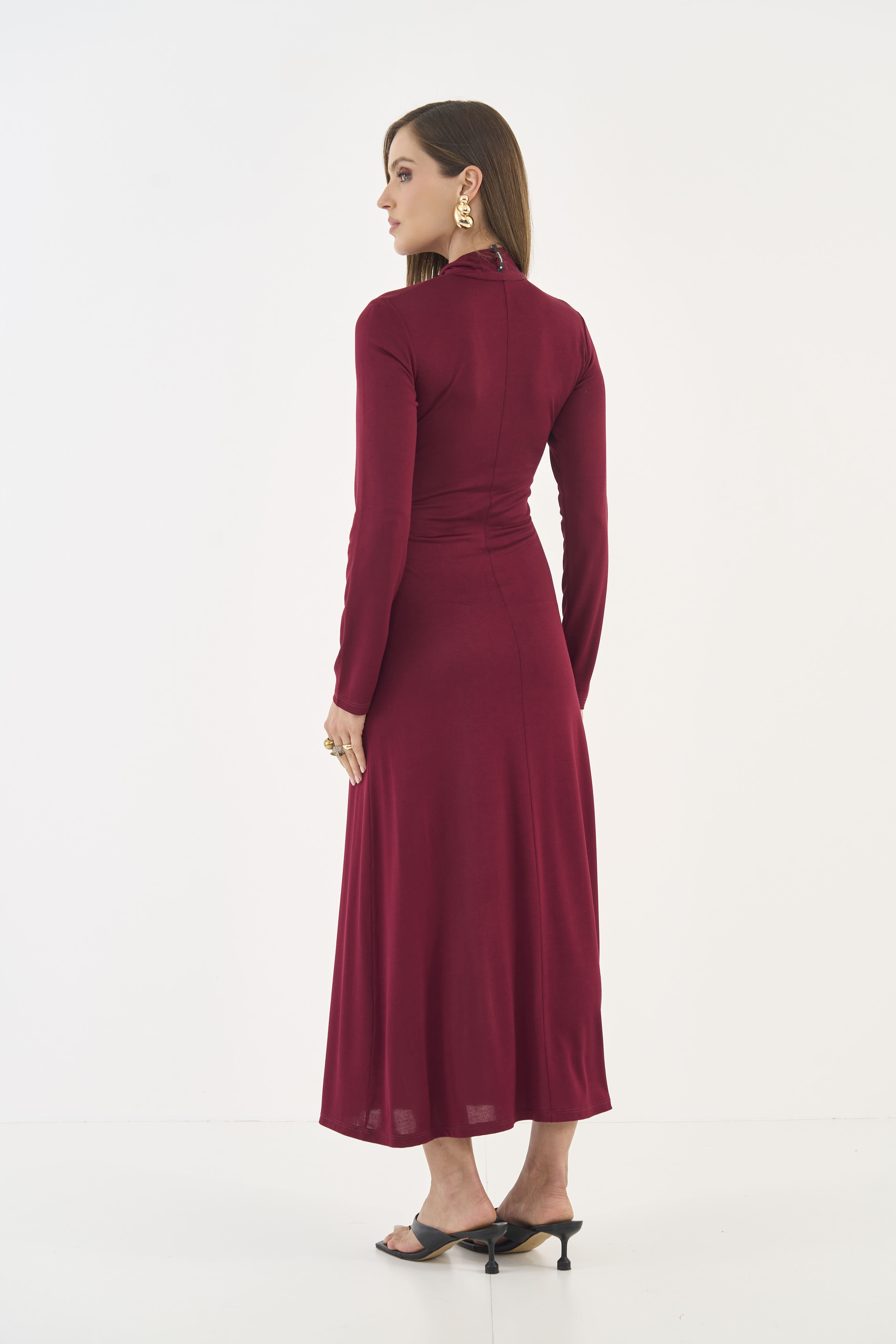 VESTIDO COLCCI M BORDO BLOODSTONE