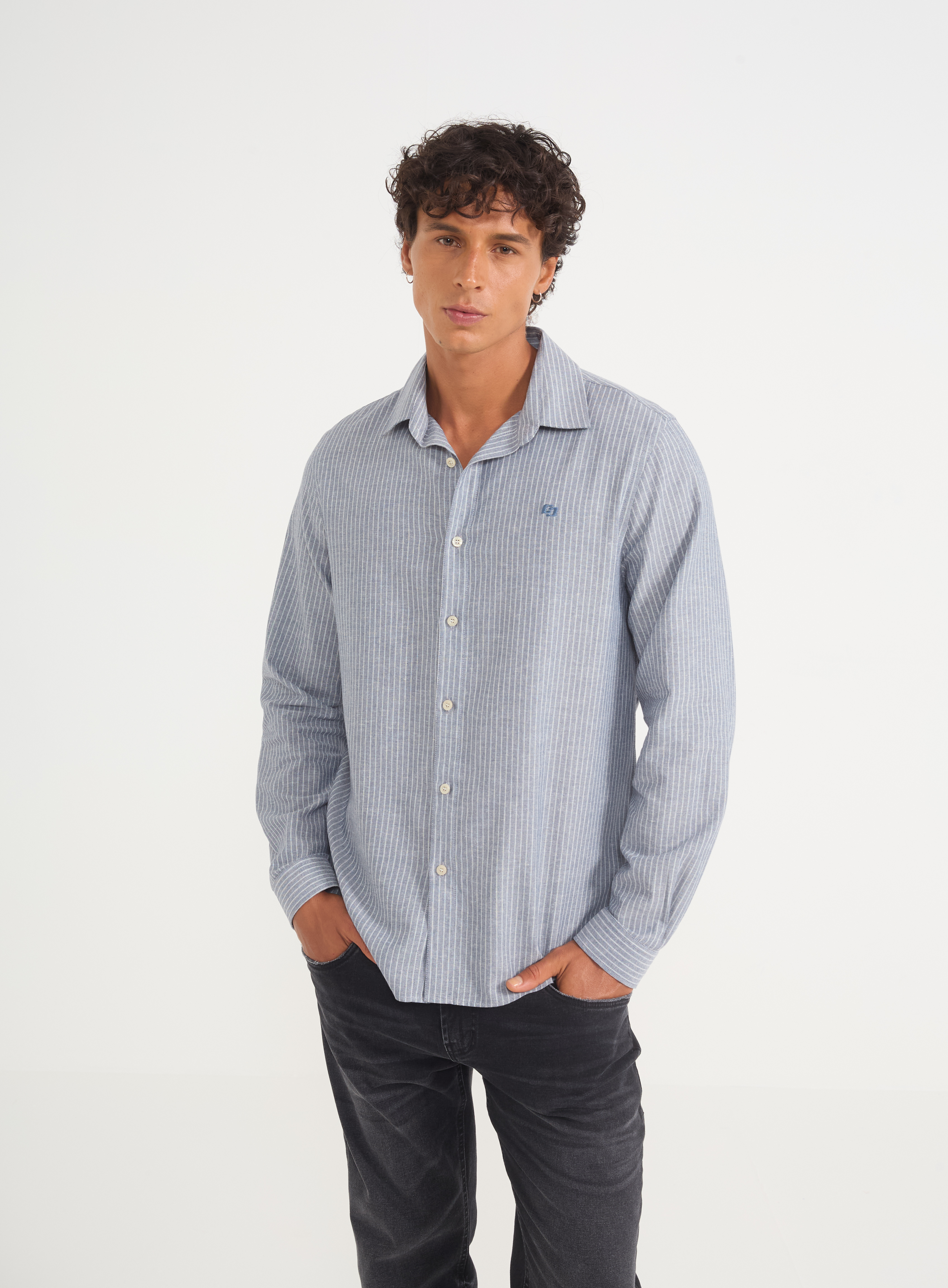 CAMISA LINHO LISTRADA RELAX G LISTRADO