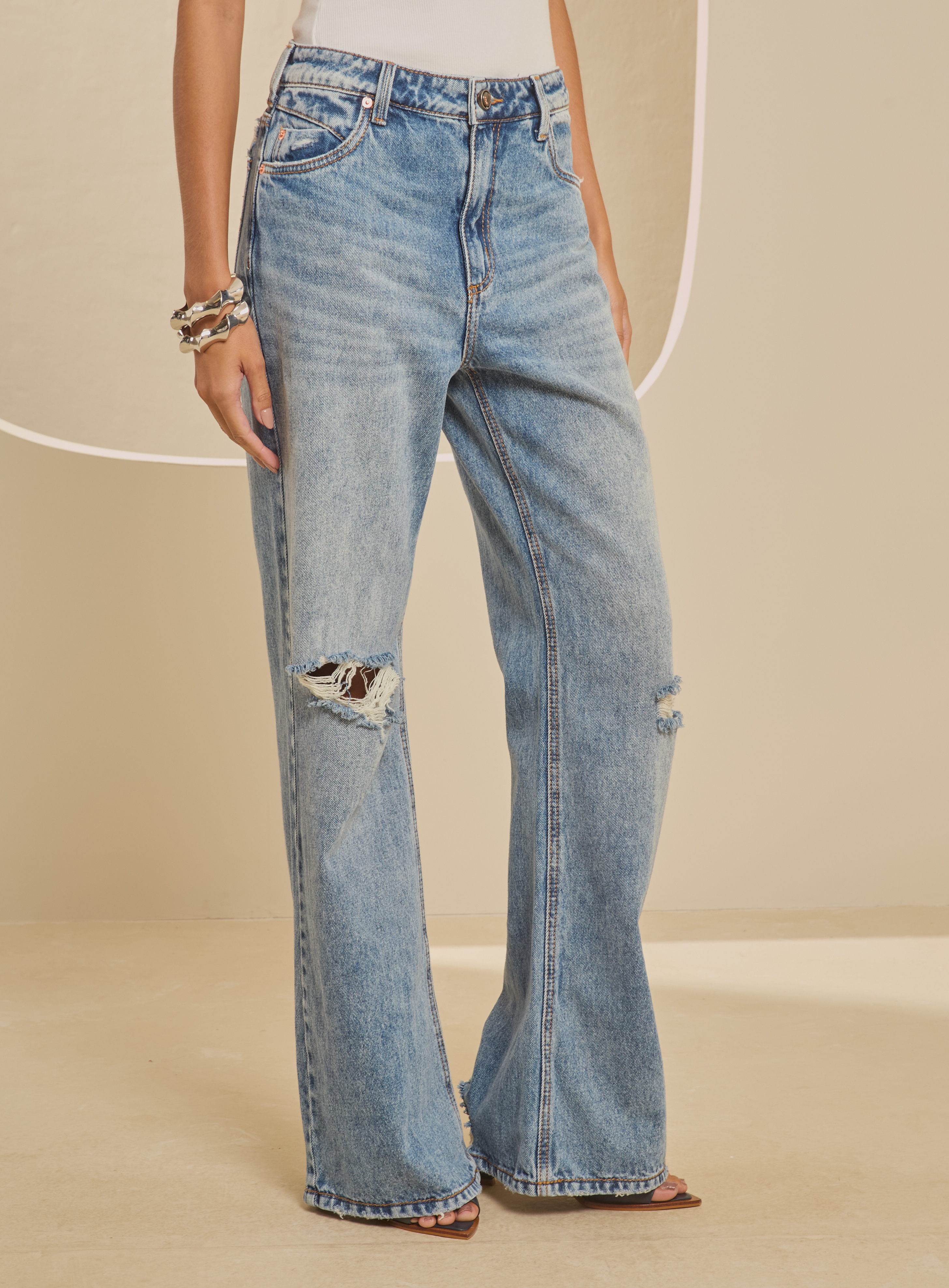 CALÇA JEANS NEW 36 INDIGO