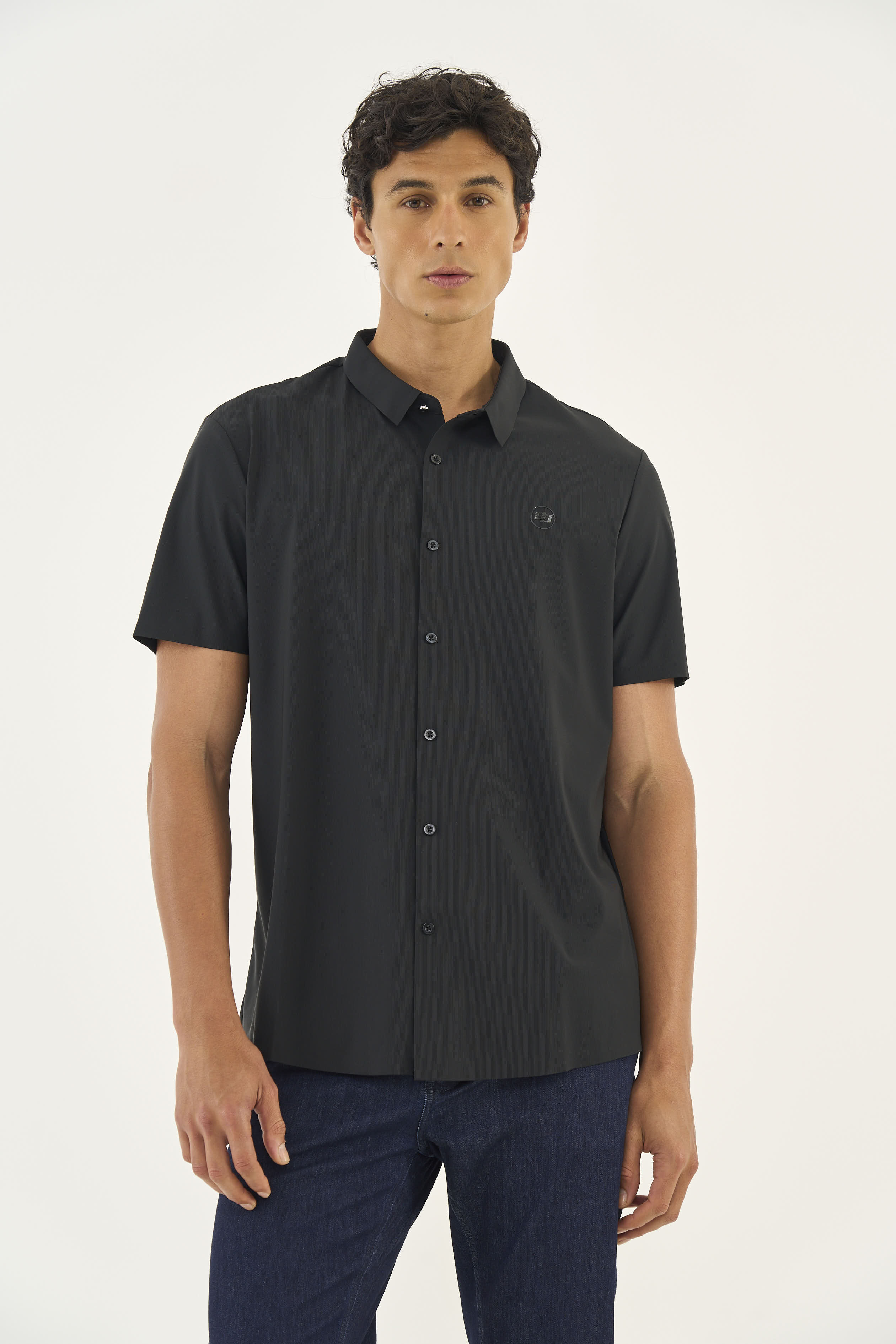CAMISA COLCCI GG PRETO