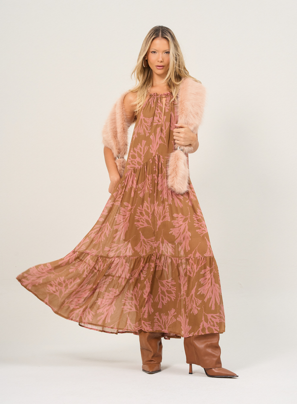 VESTIDO ESTAMPADO G BOTANIC CHIC