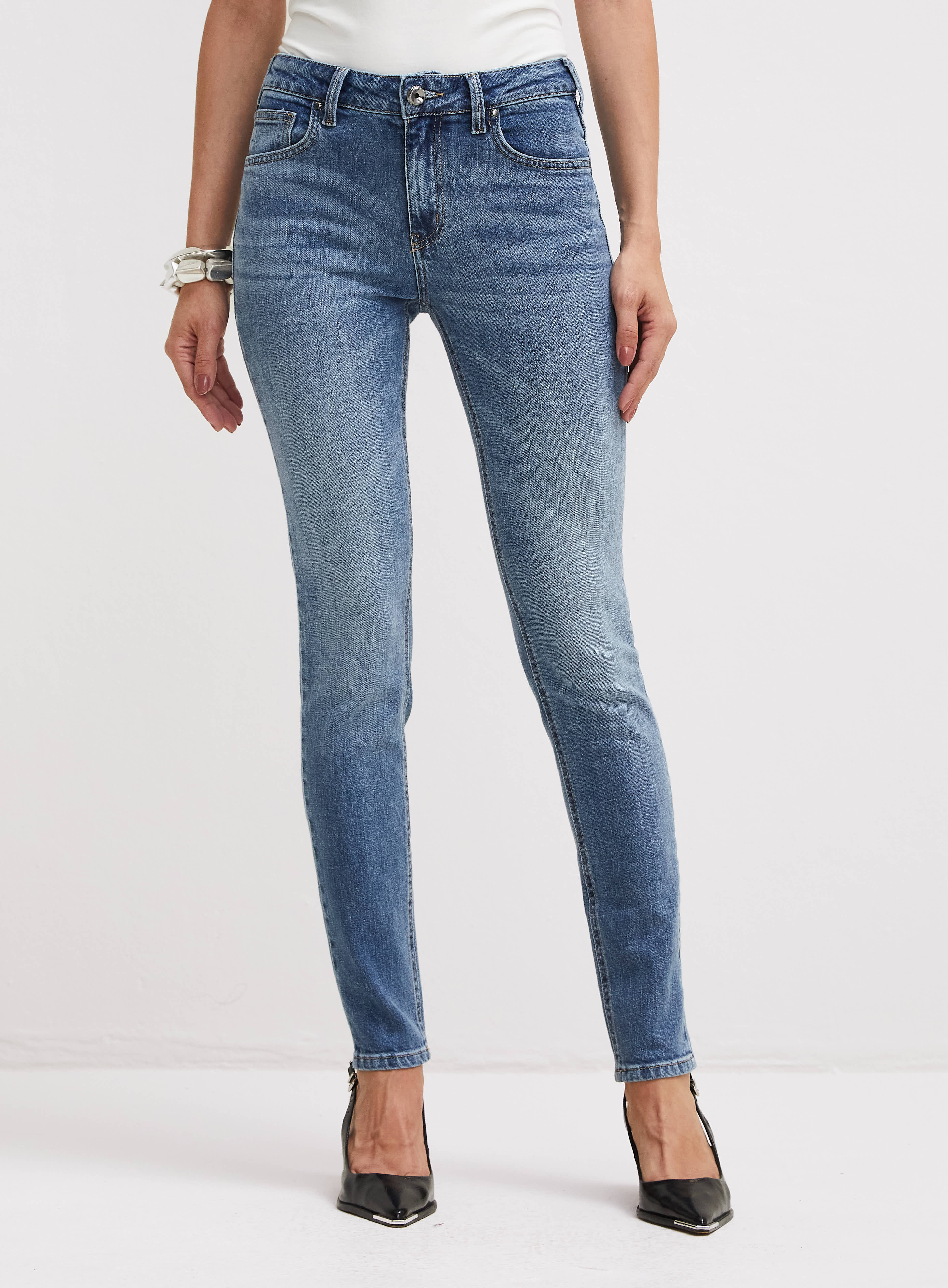 CALÇA JEANS MARISA SKINNY 38 INDIGO