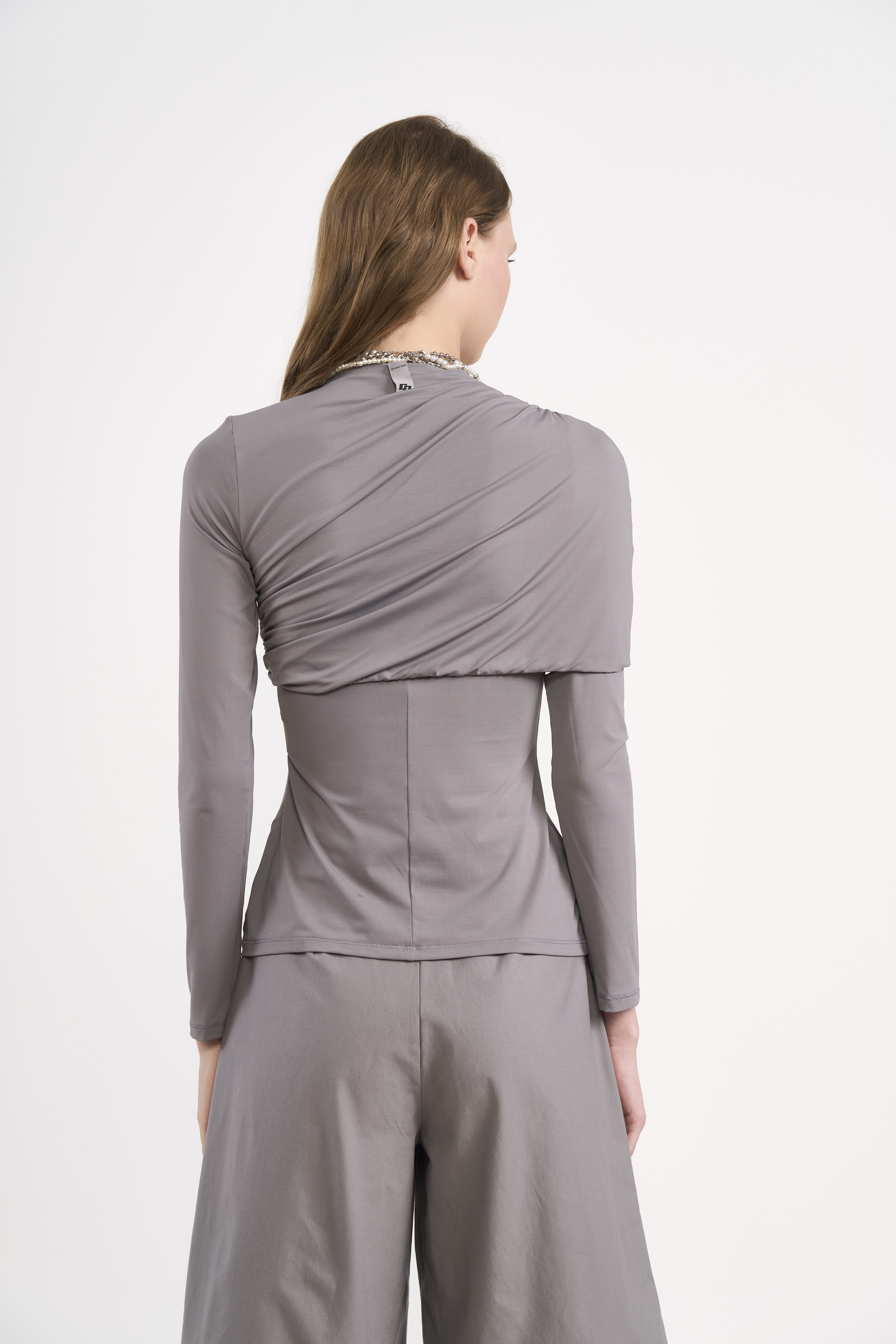 BLUSA COLCCI M CINZA ALITA