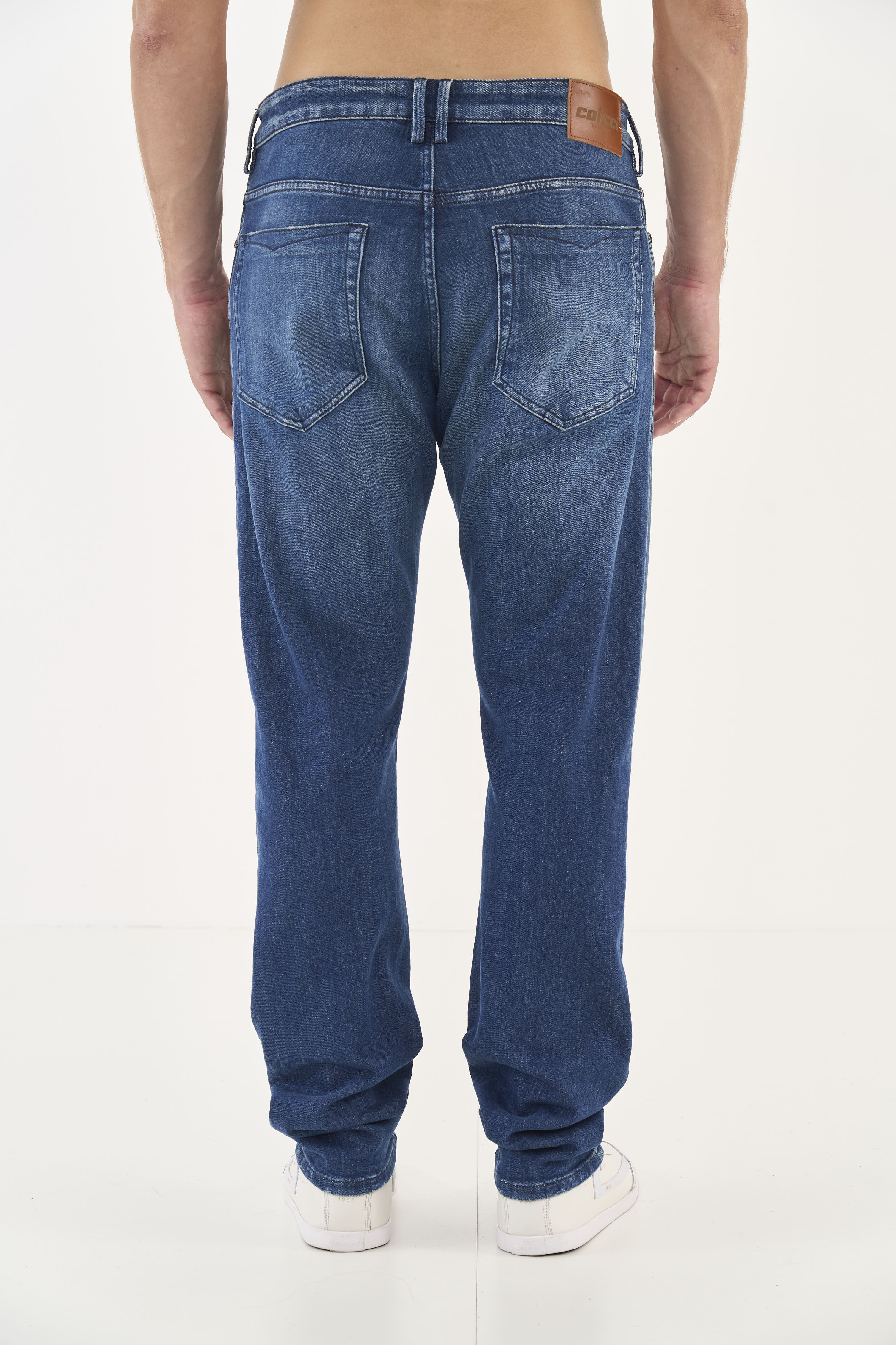 CALÇA JEANS ITALO SLIM 44 INDIGO