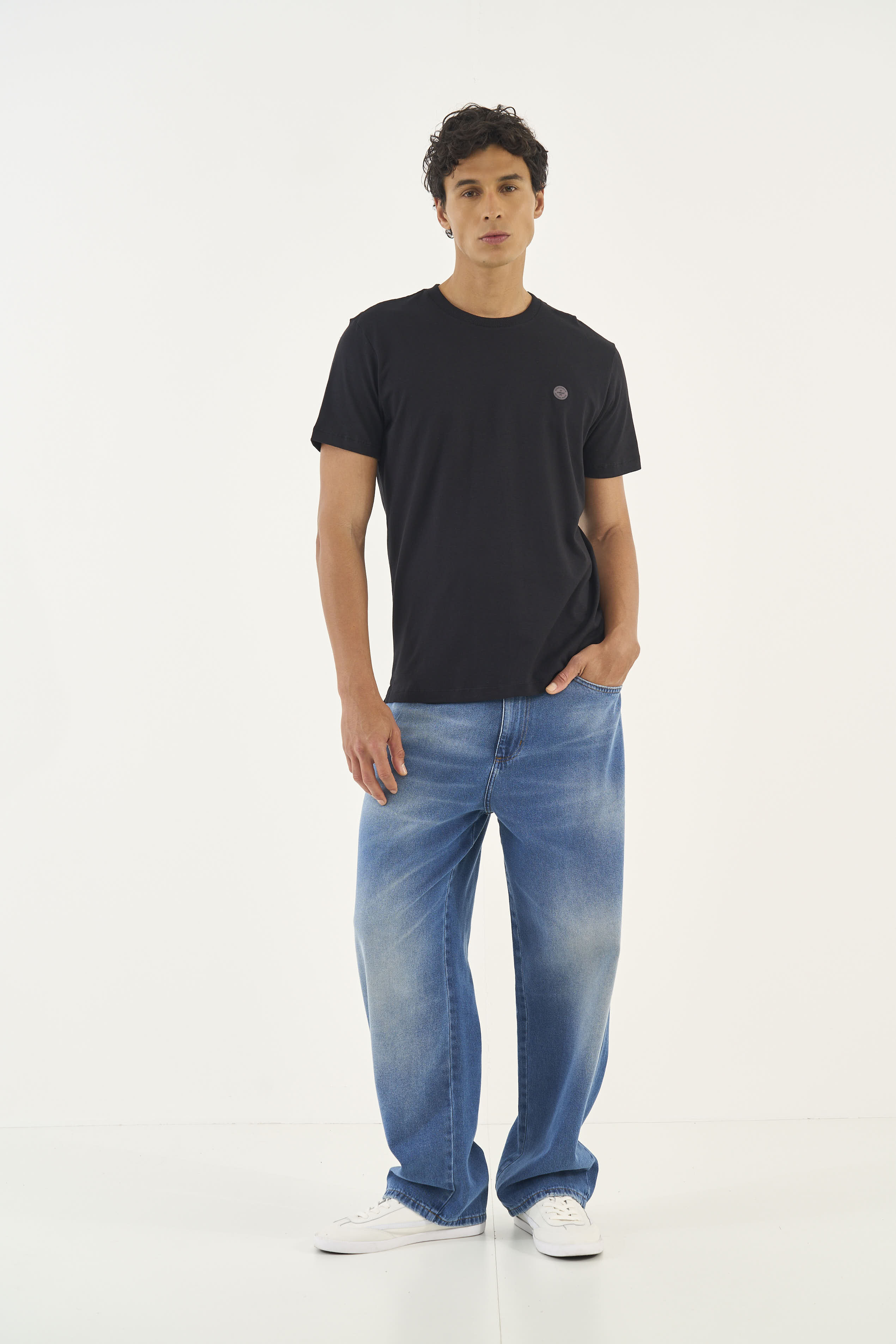 CALÇA JEANS LOOSE 42 INDIGO