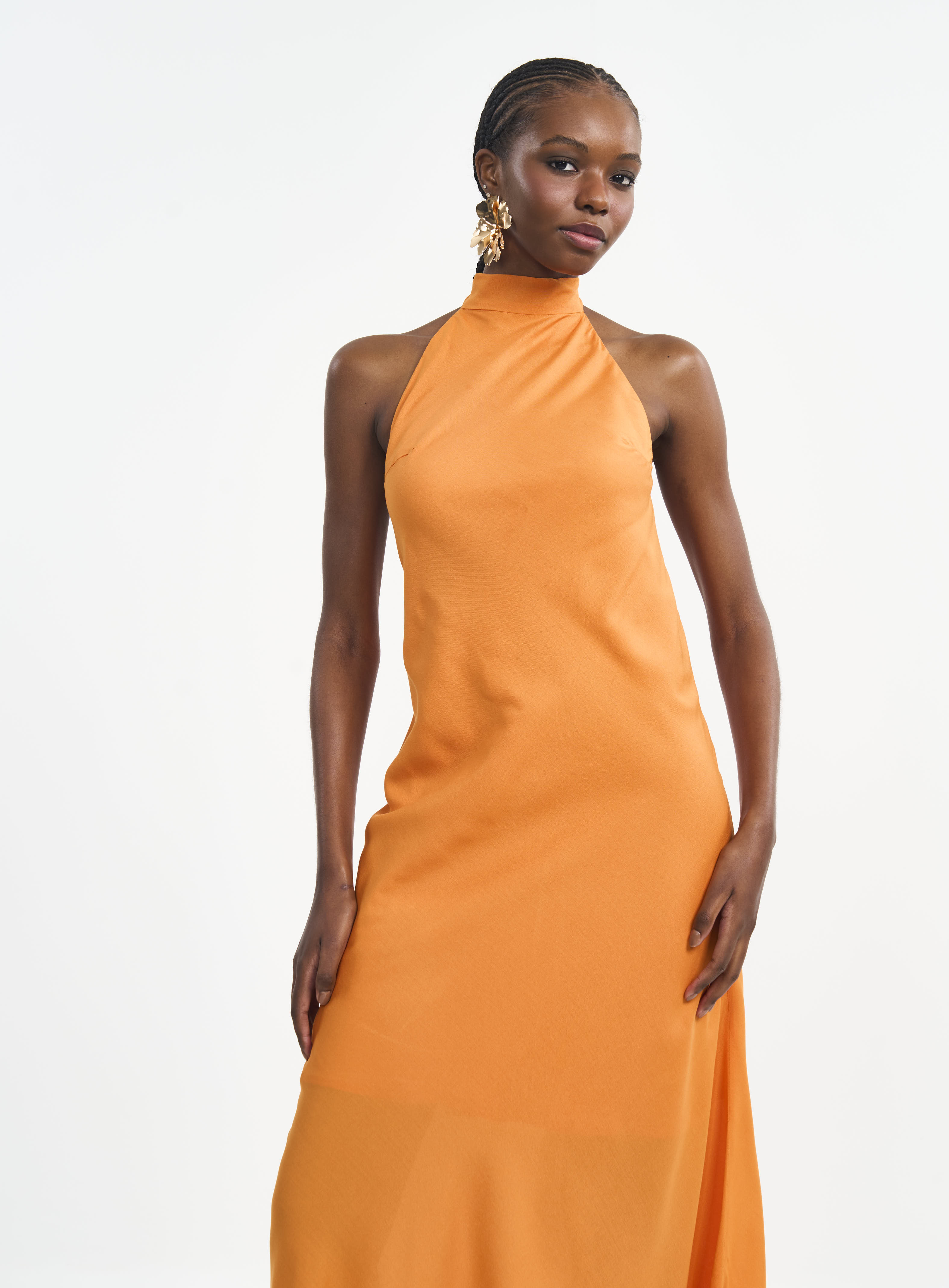 VESTIDO COLCCI M LARANJA PITANGA