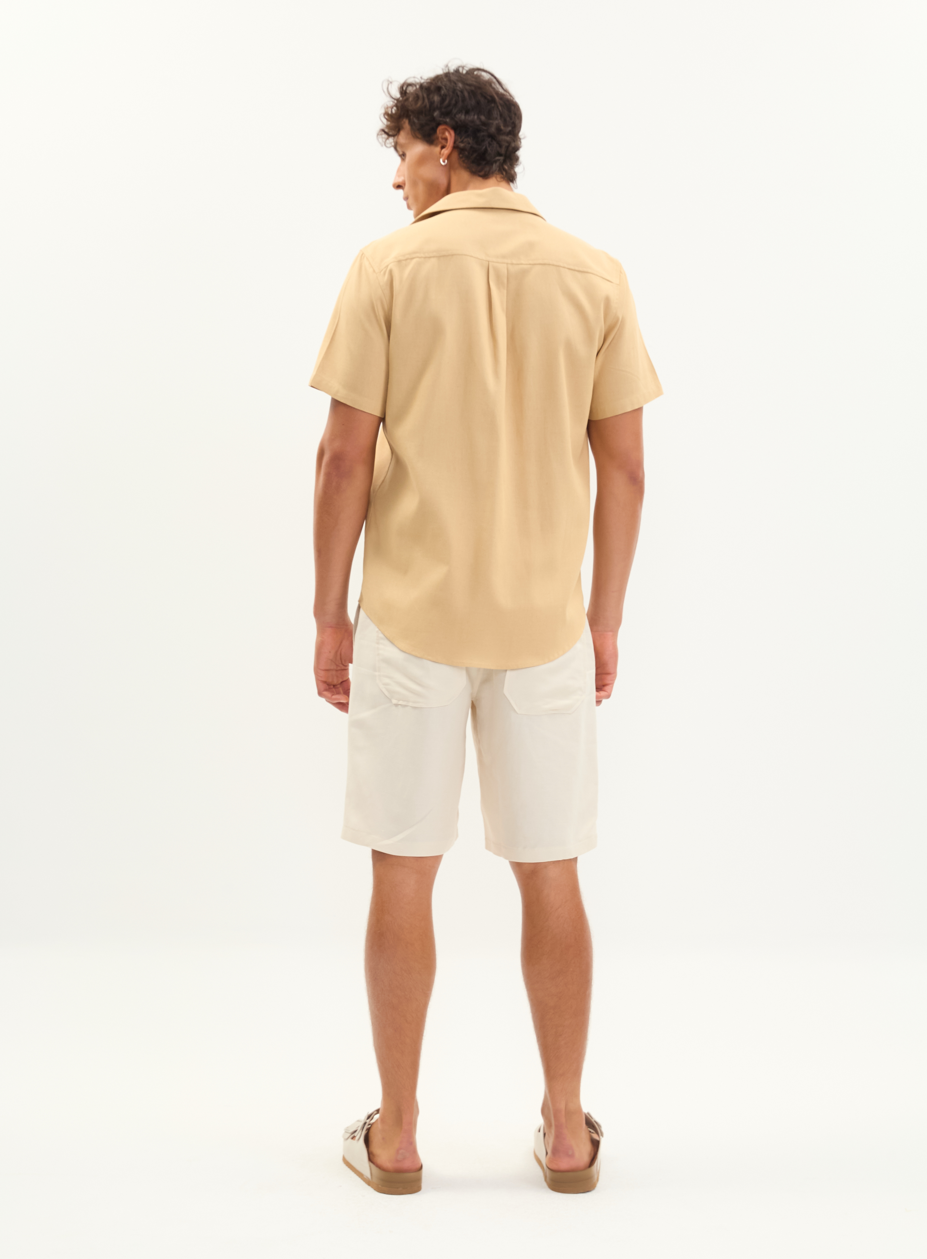 CAMISA LINHO RELAX G BEGE FLAVO
