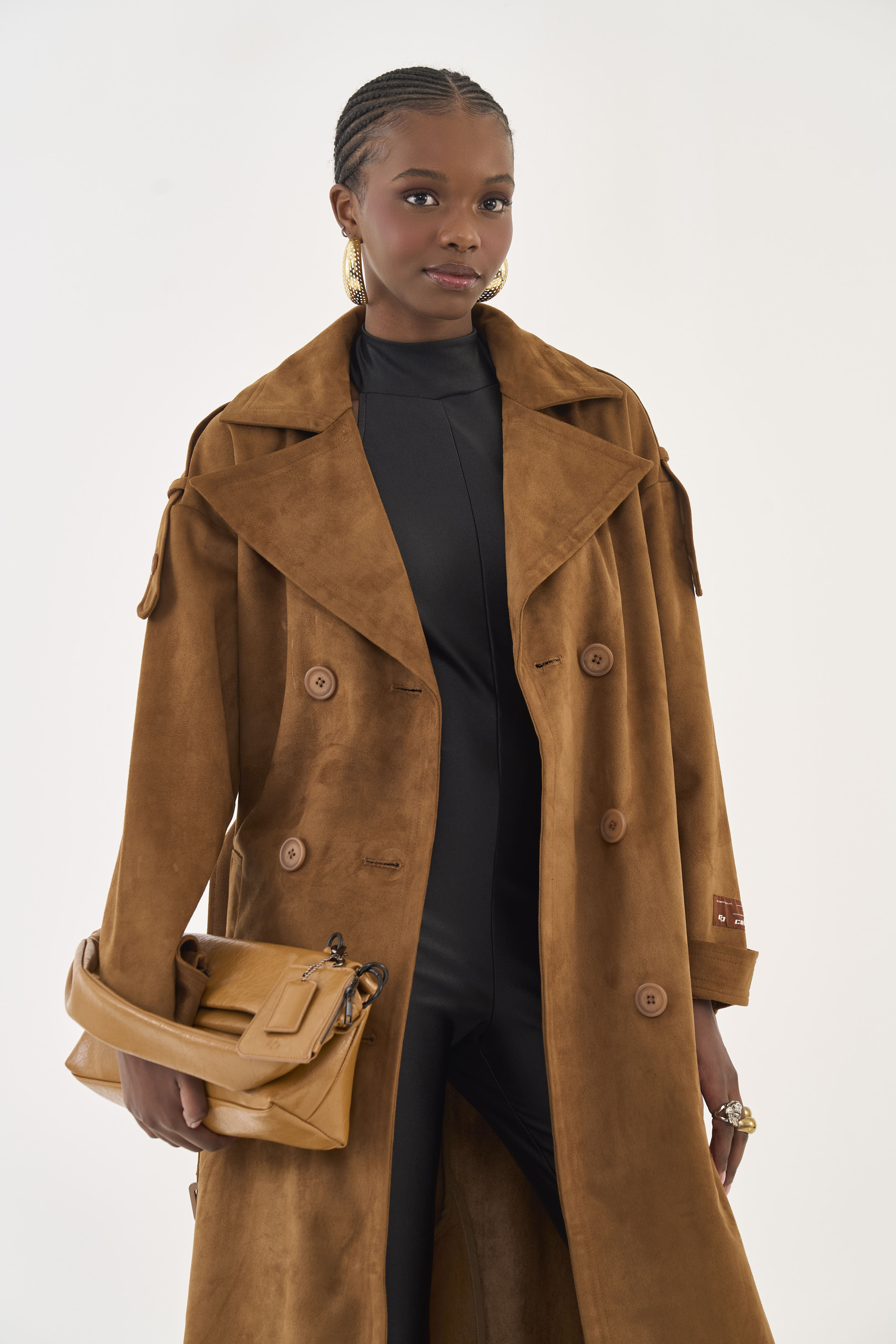 CASACO SUEDE G MARROM DROME