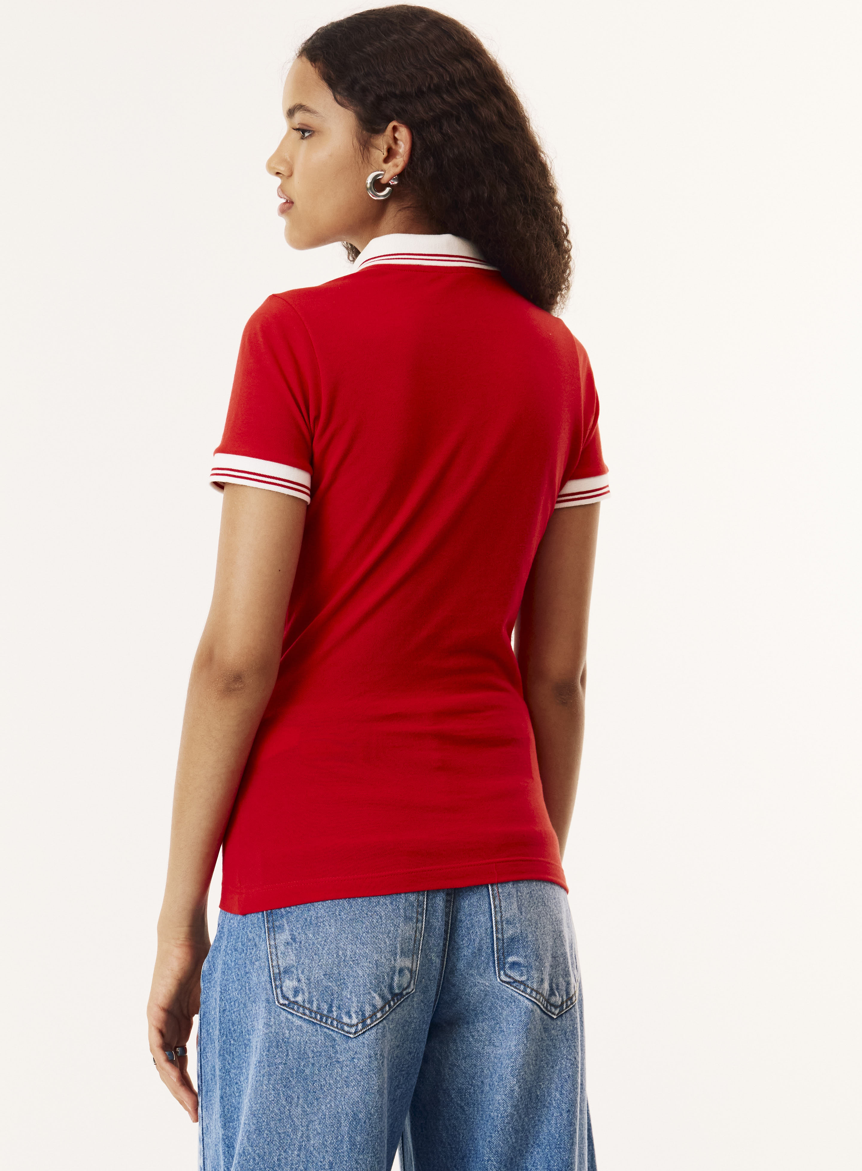 POLO COLCCI JEANS M VERMELHO LUXURY