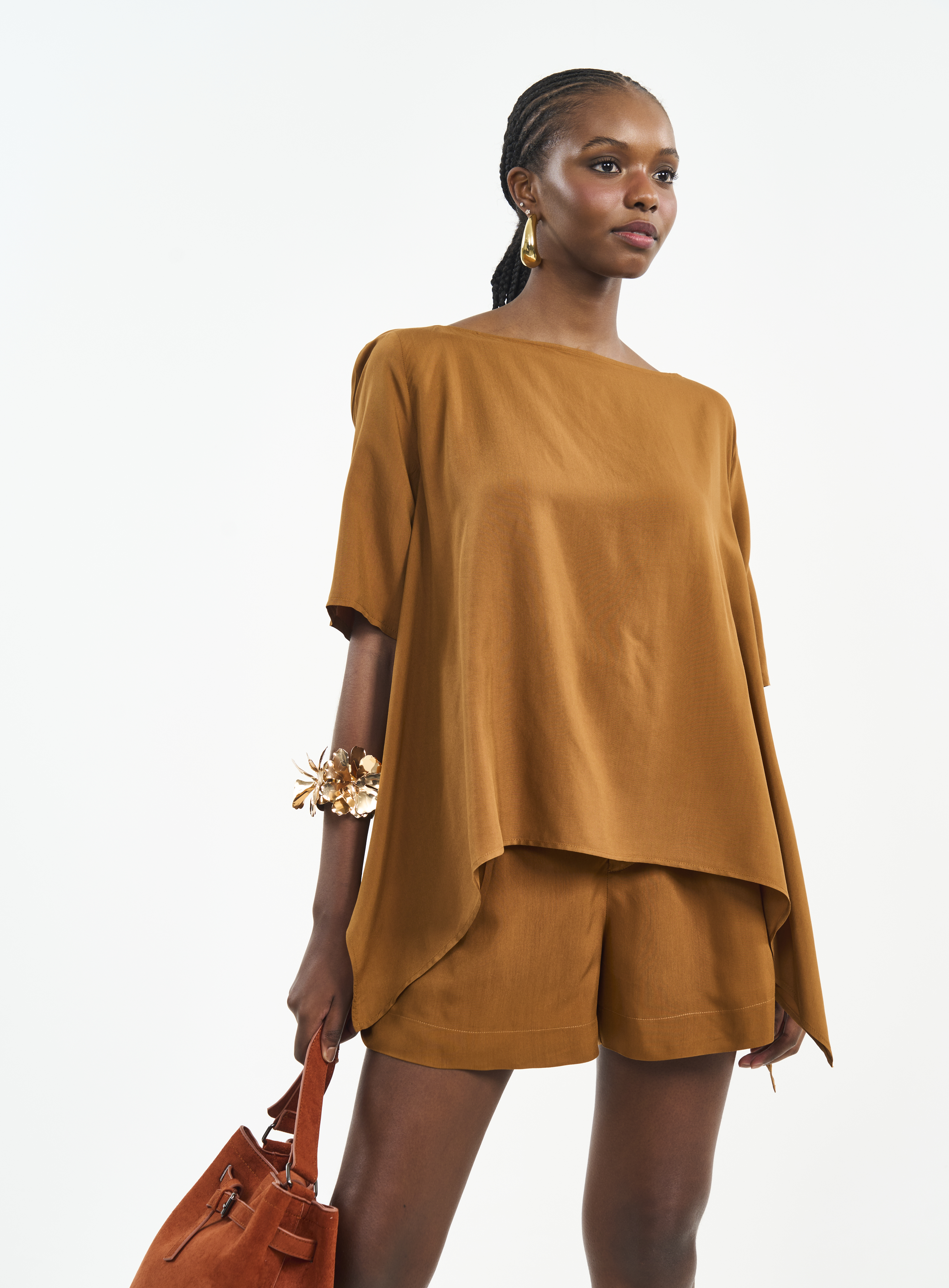 BLUSA COLCCI M MARROM DROME