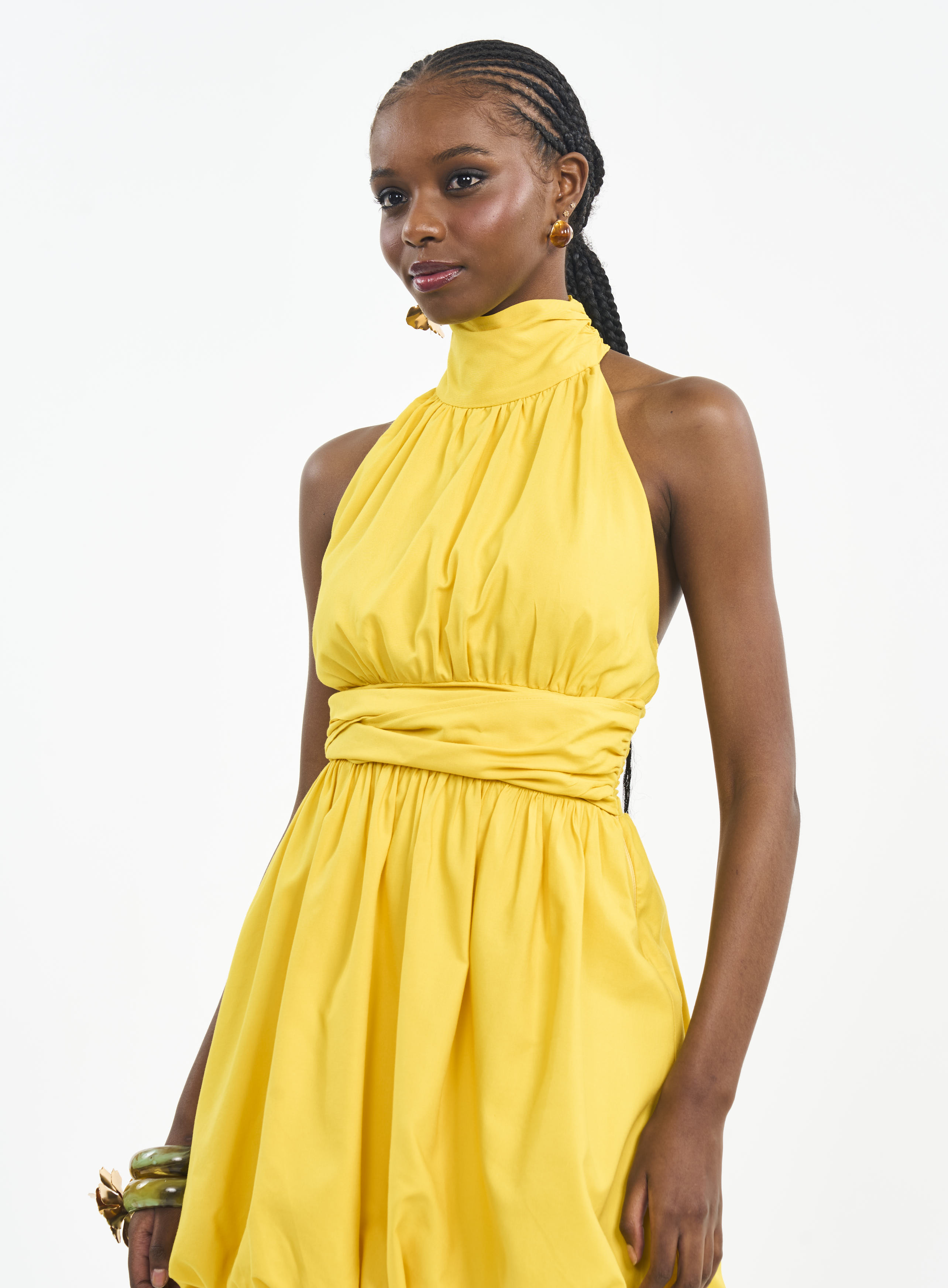 VESTIDO COLCCI PP AMARELO POLEN