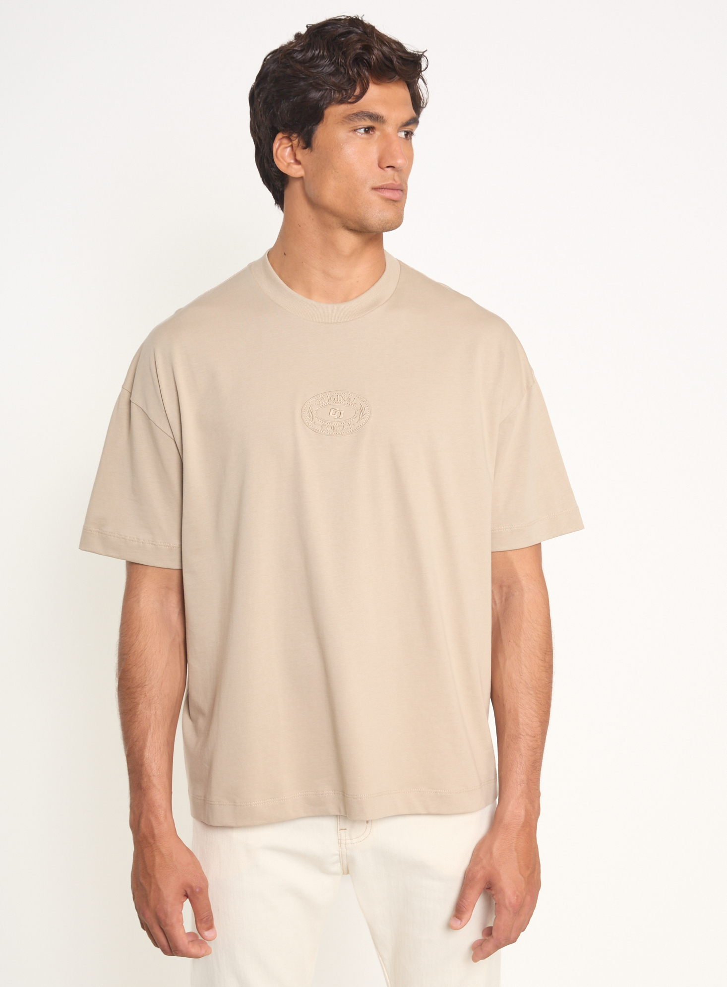 CAMISETA COLCCI M BEGE BISQUET