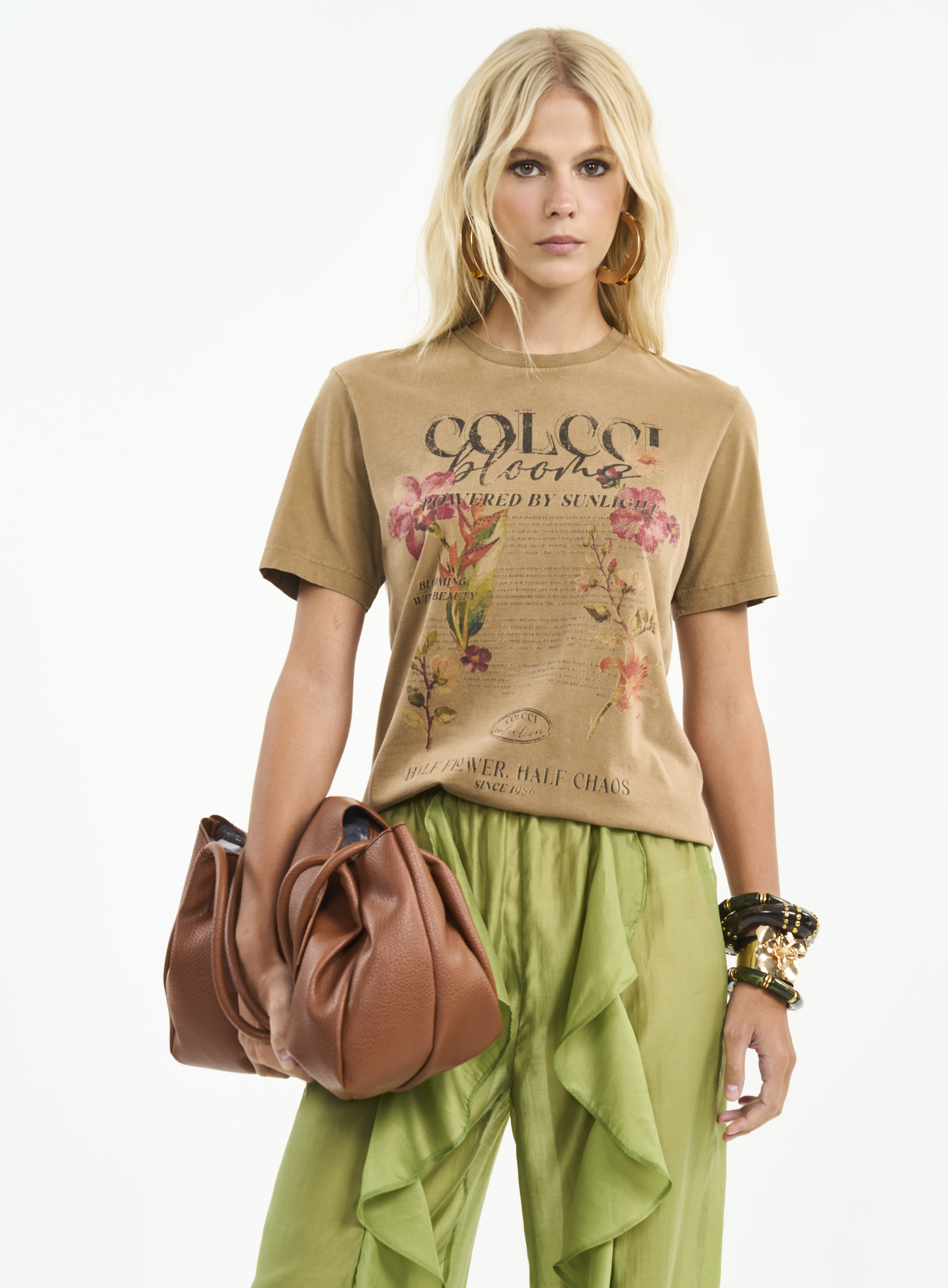 CAMISETA COLCCI G MARROM CUMARU