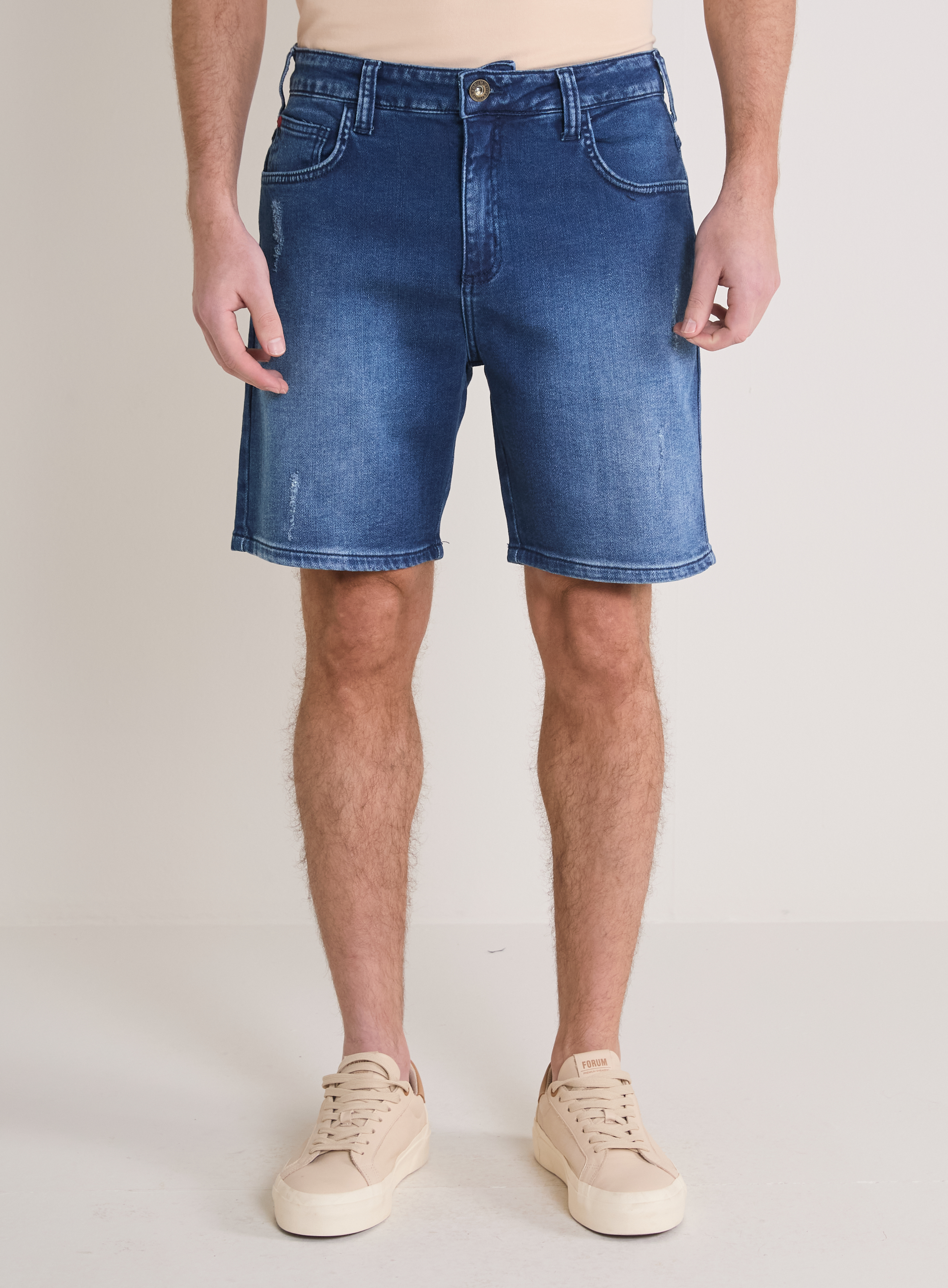 BERMUDA JEANS DOM 38 INDIGO