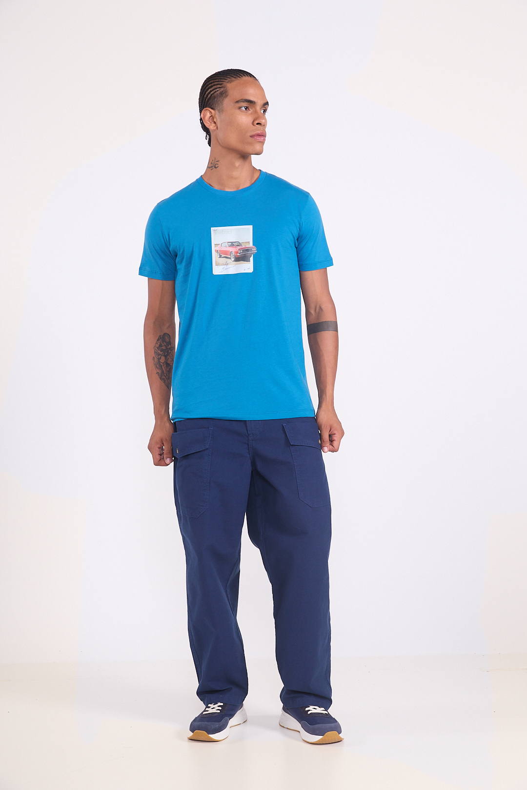 CAMISETA COLCCI GG AZUL DARKNESS