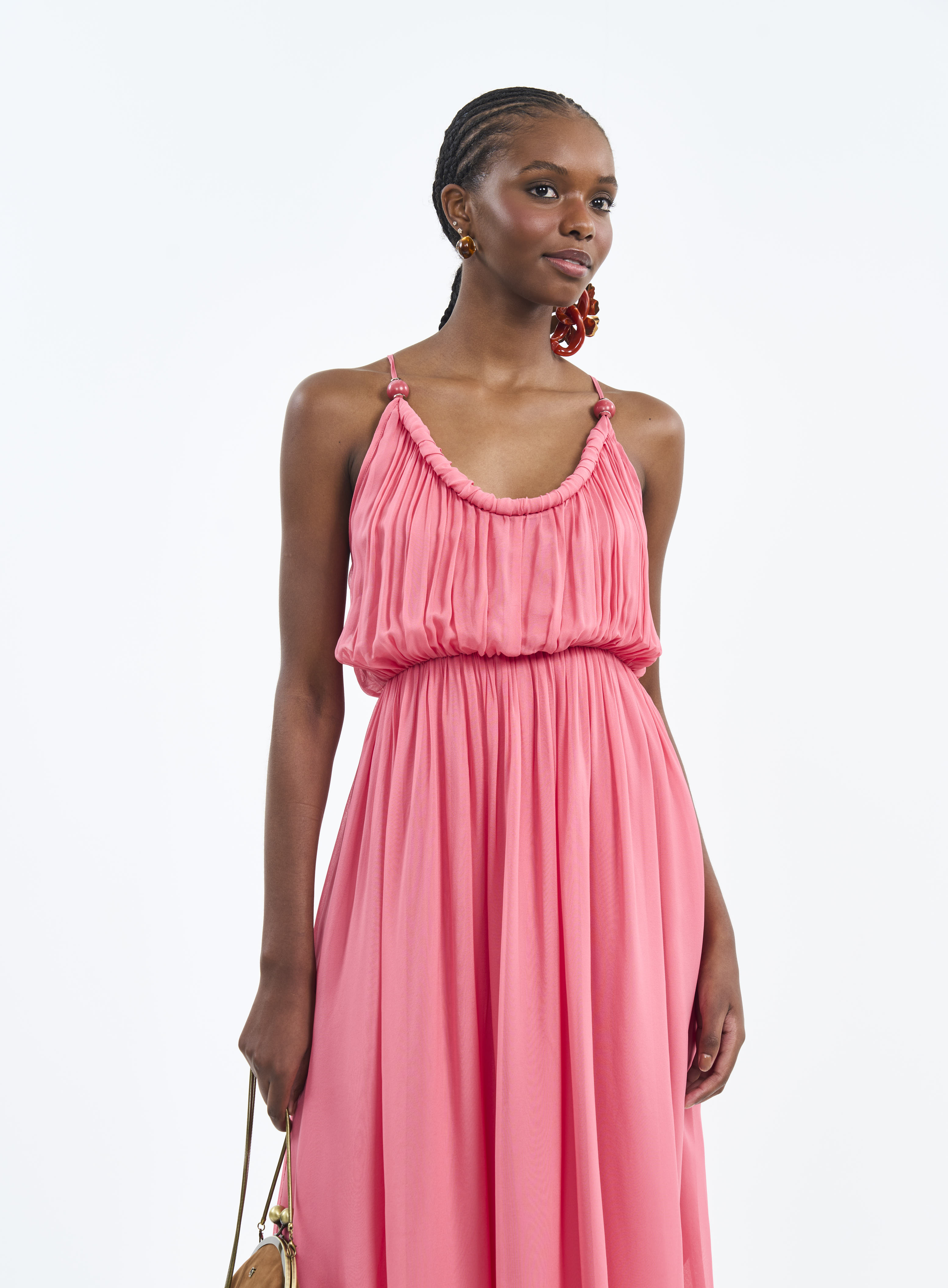 VESTIDO COLCCI P ROSA FINI KISS