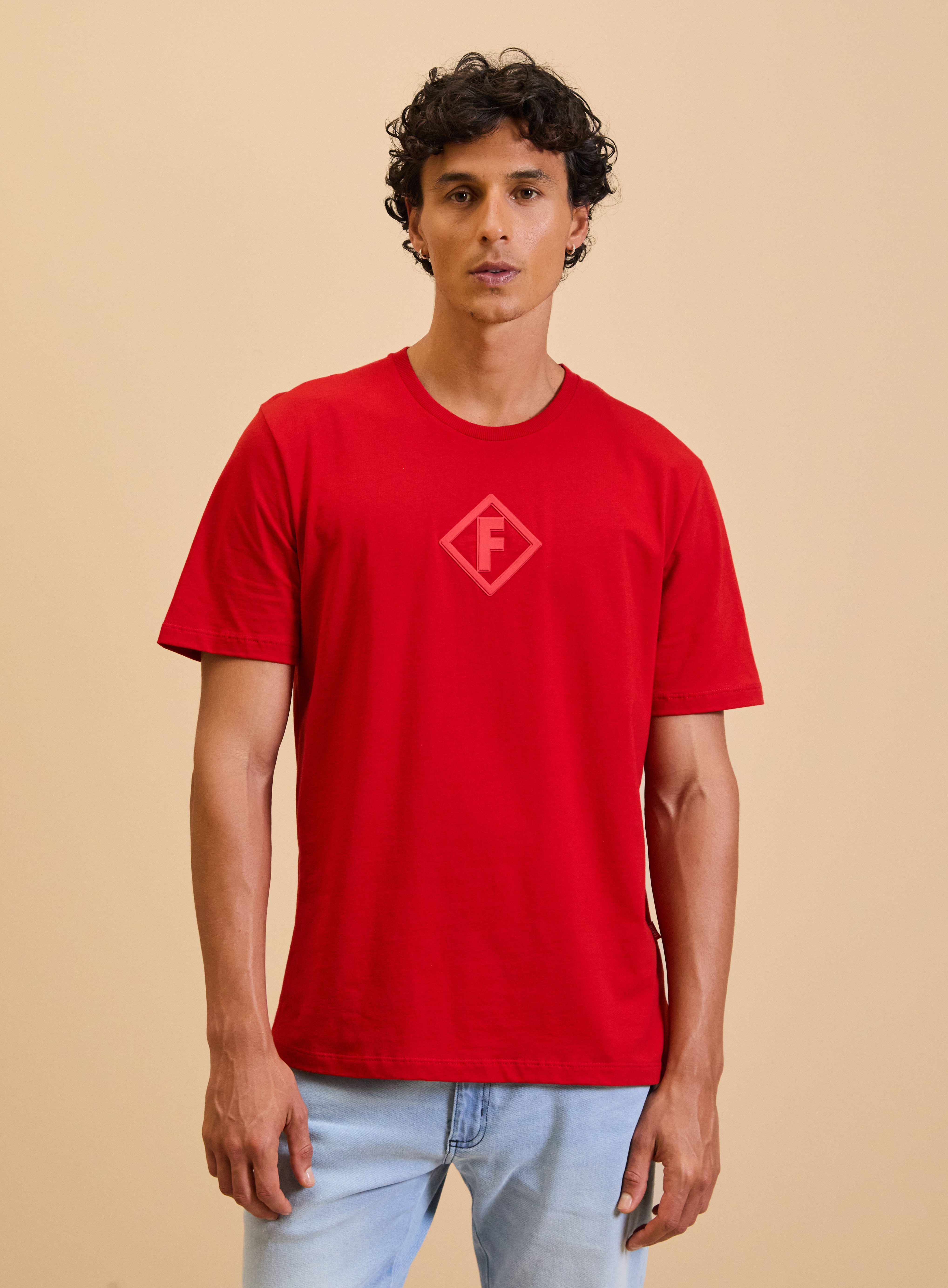 CAMISETA FORUM M VERMELHO SPARKL