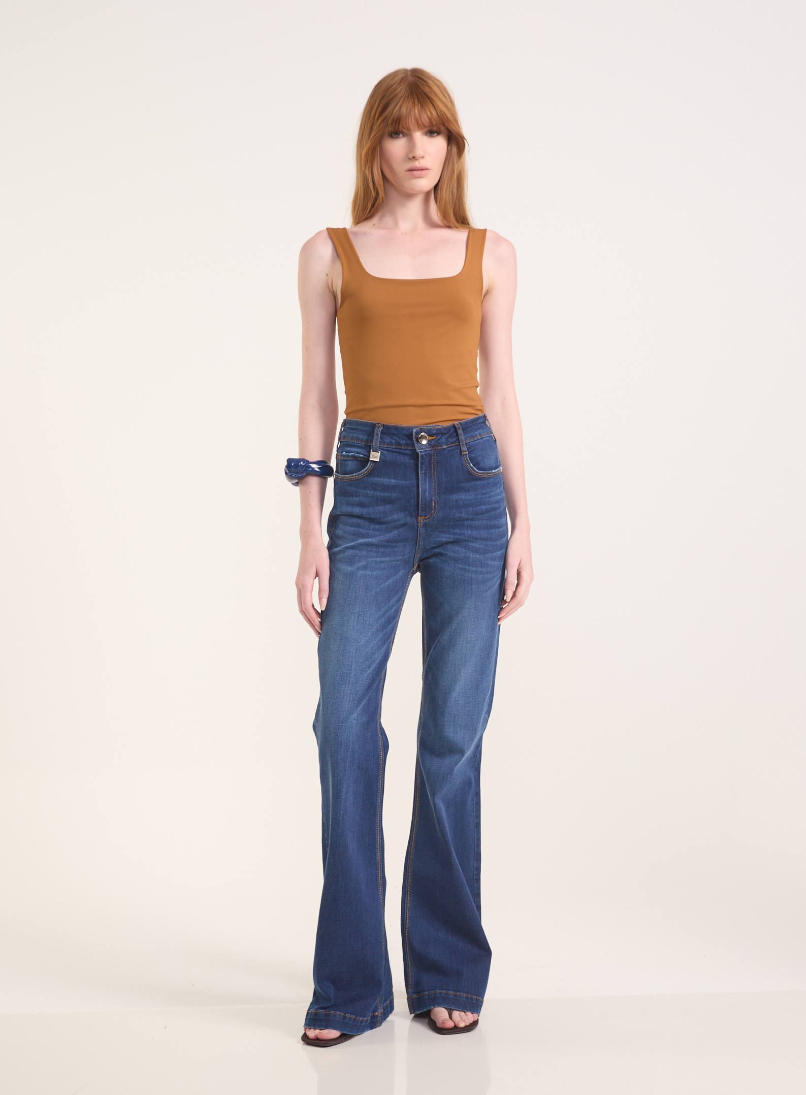 CALÇA JEANS NOVA YORK FLARE 38 INDIGO