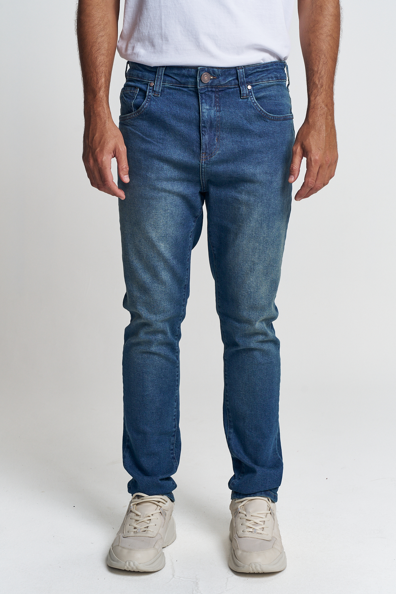 CALÇA JEANS JONAS SKINNY 42 INDIGO