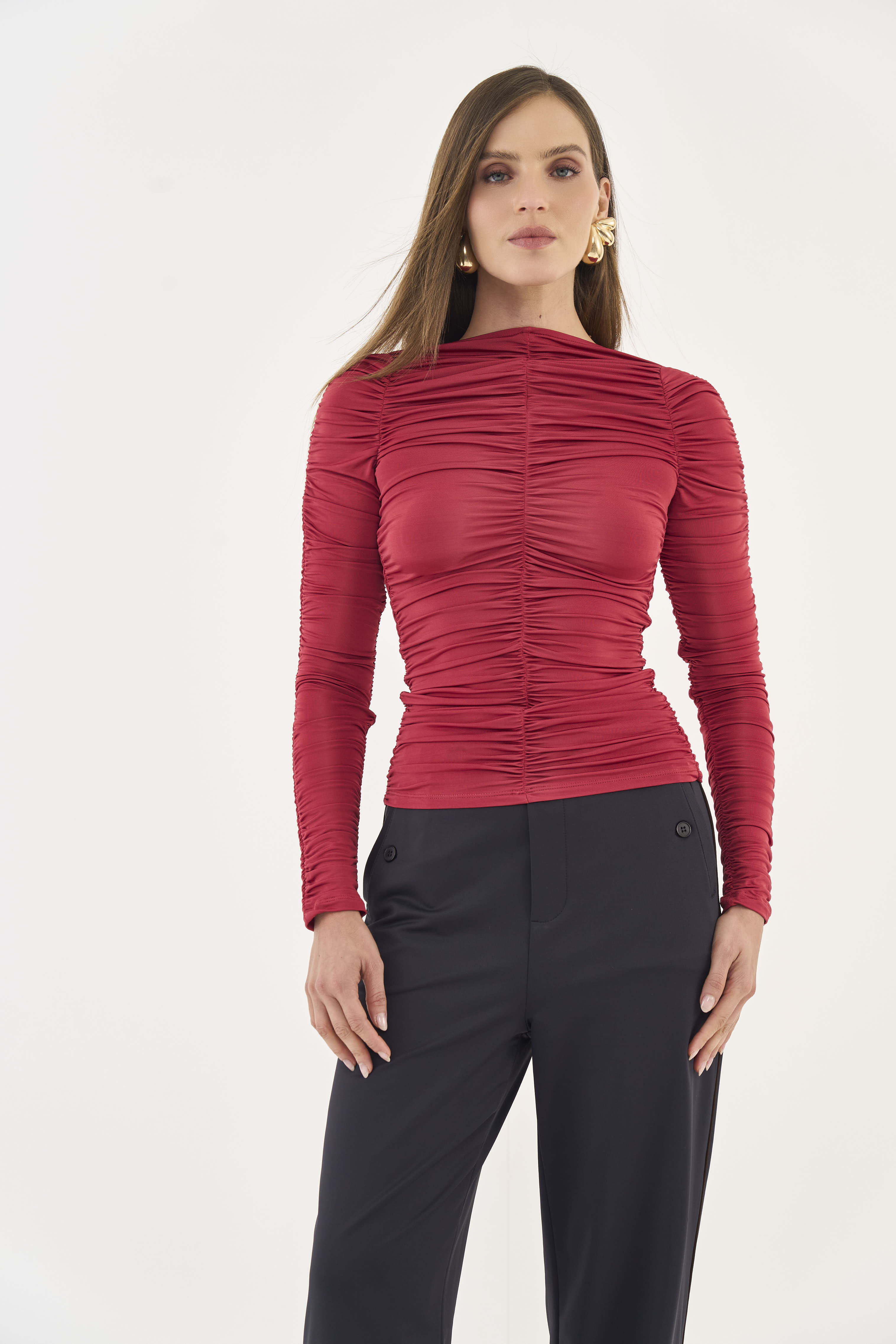 BLUSA COLCCI G VERMELHO LOVEZ