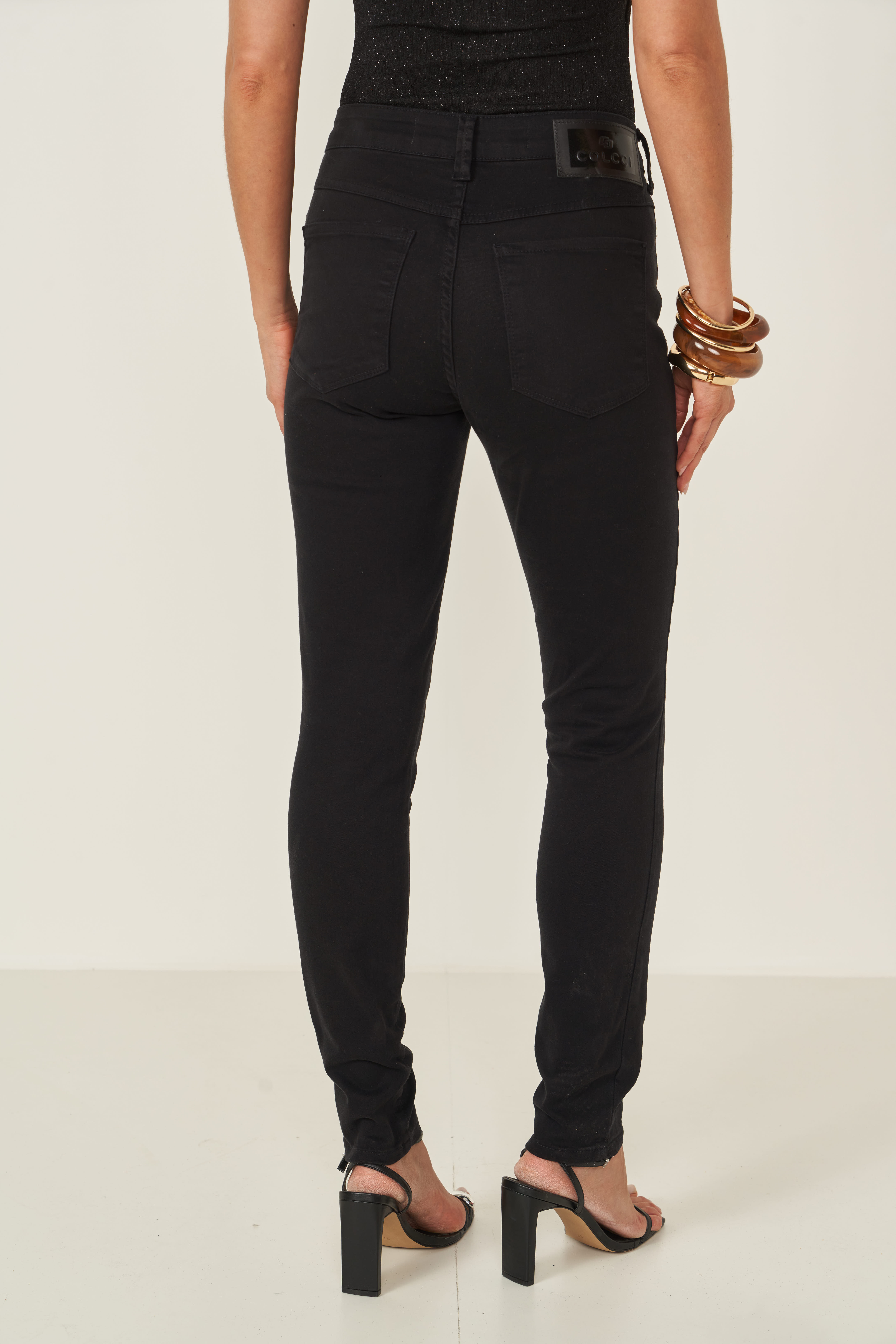 CALÇA SARJA BIA 34 PRETO