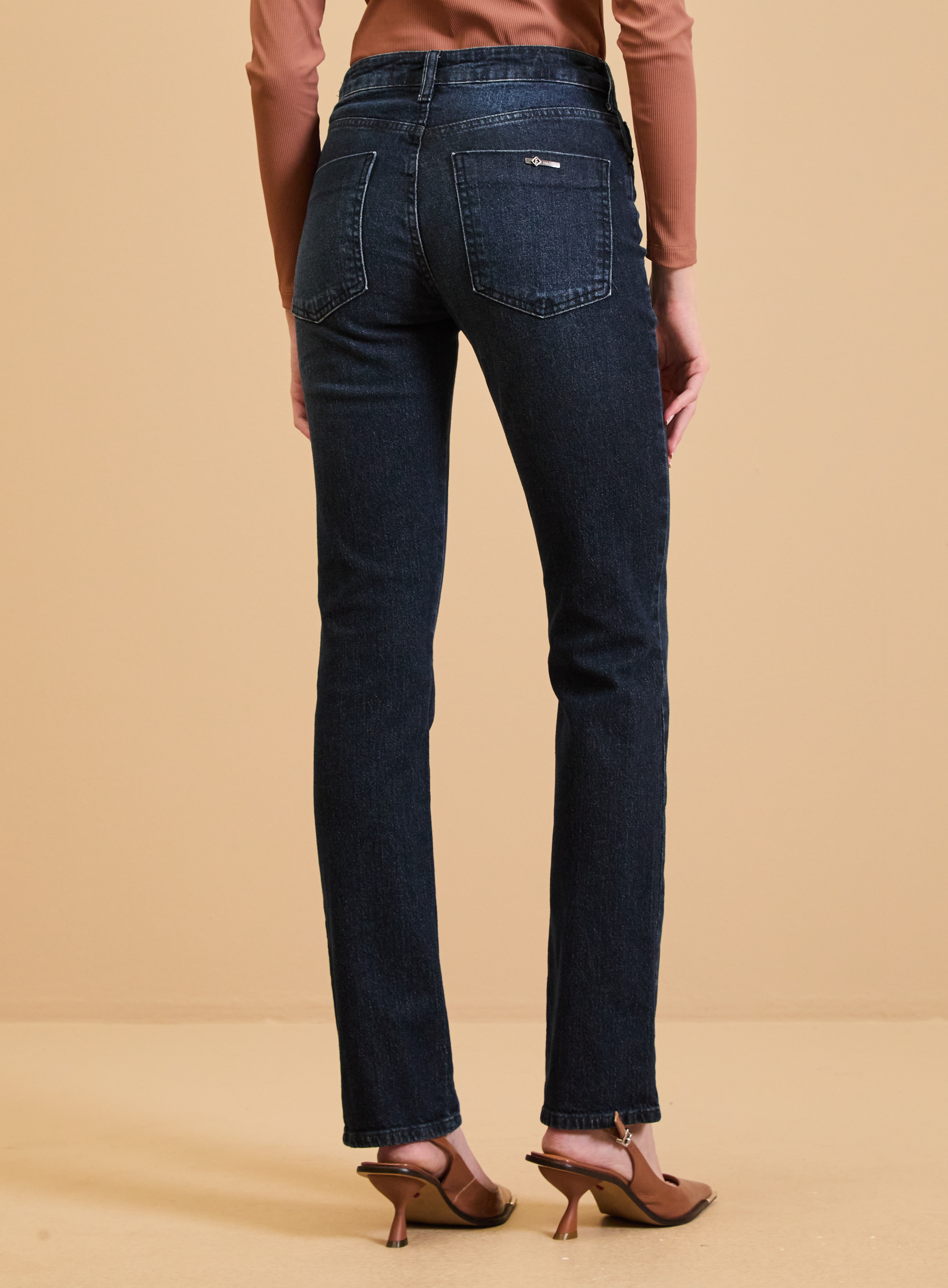 CALÇA JEANS MARISA 2 SLIM 38 INDIGO
