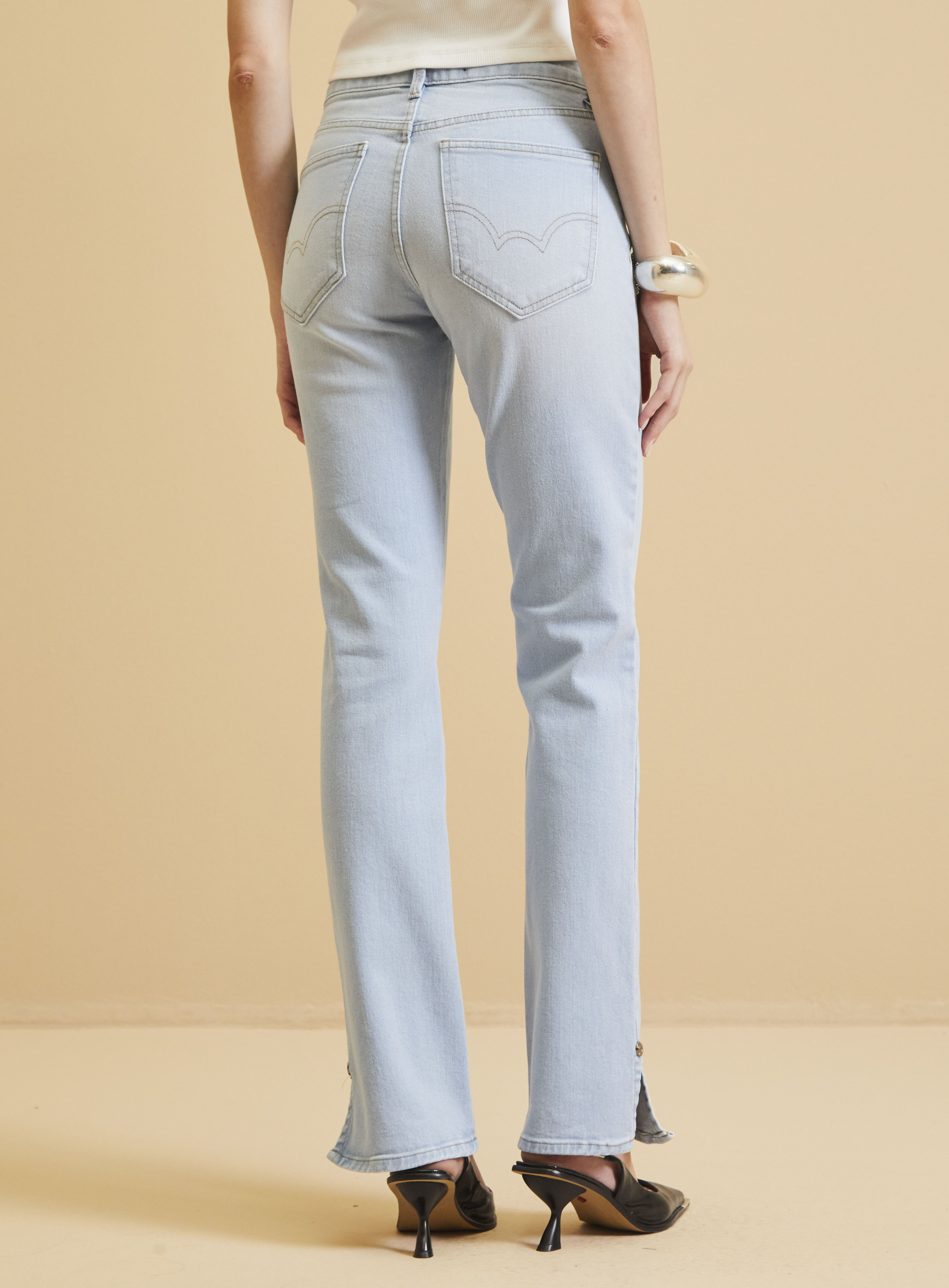 CALÇA JEANS MARISA 2 SLIM 38 INDIGO