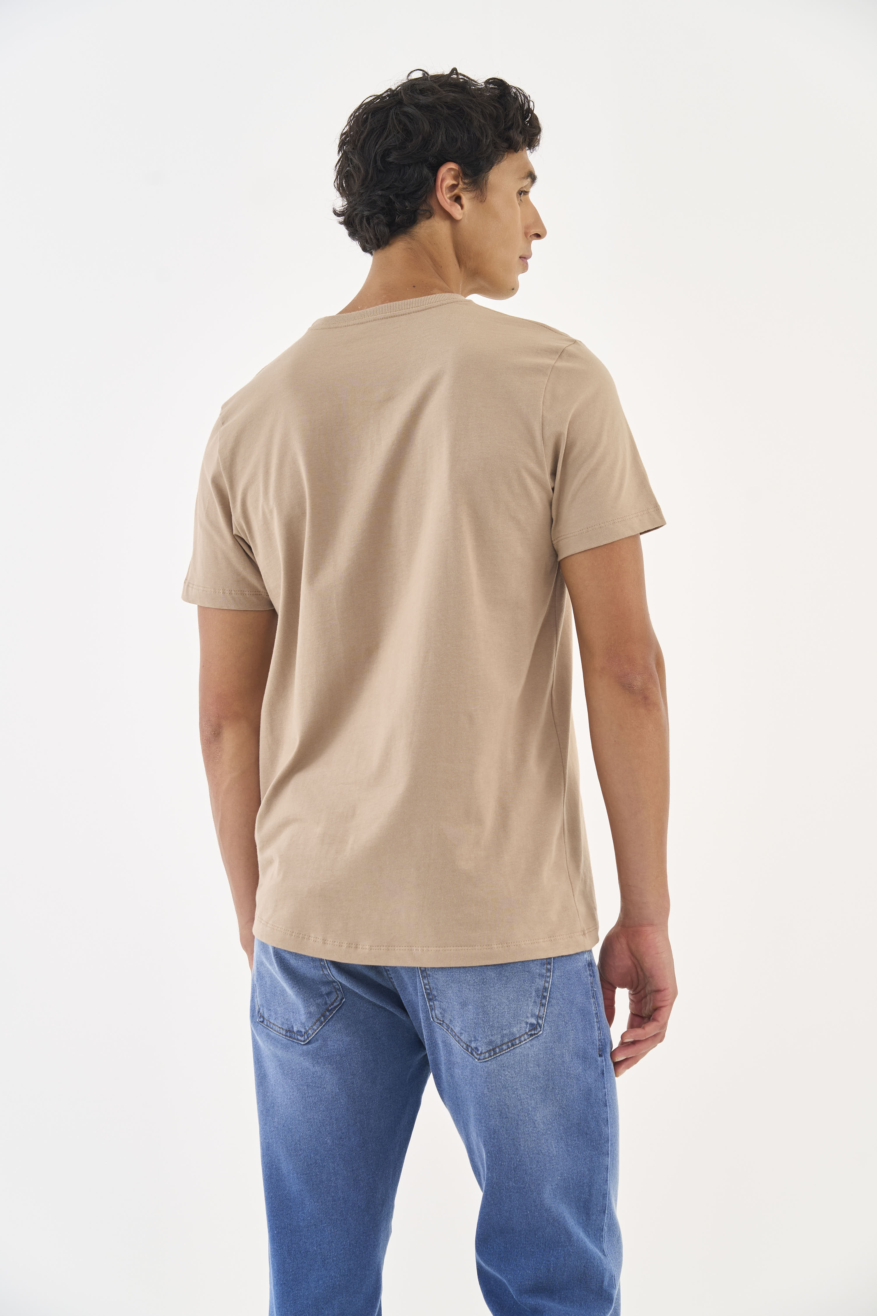 CAMISETA COLCCI G BEGE SAND CASTLE