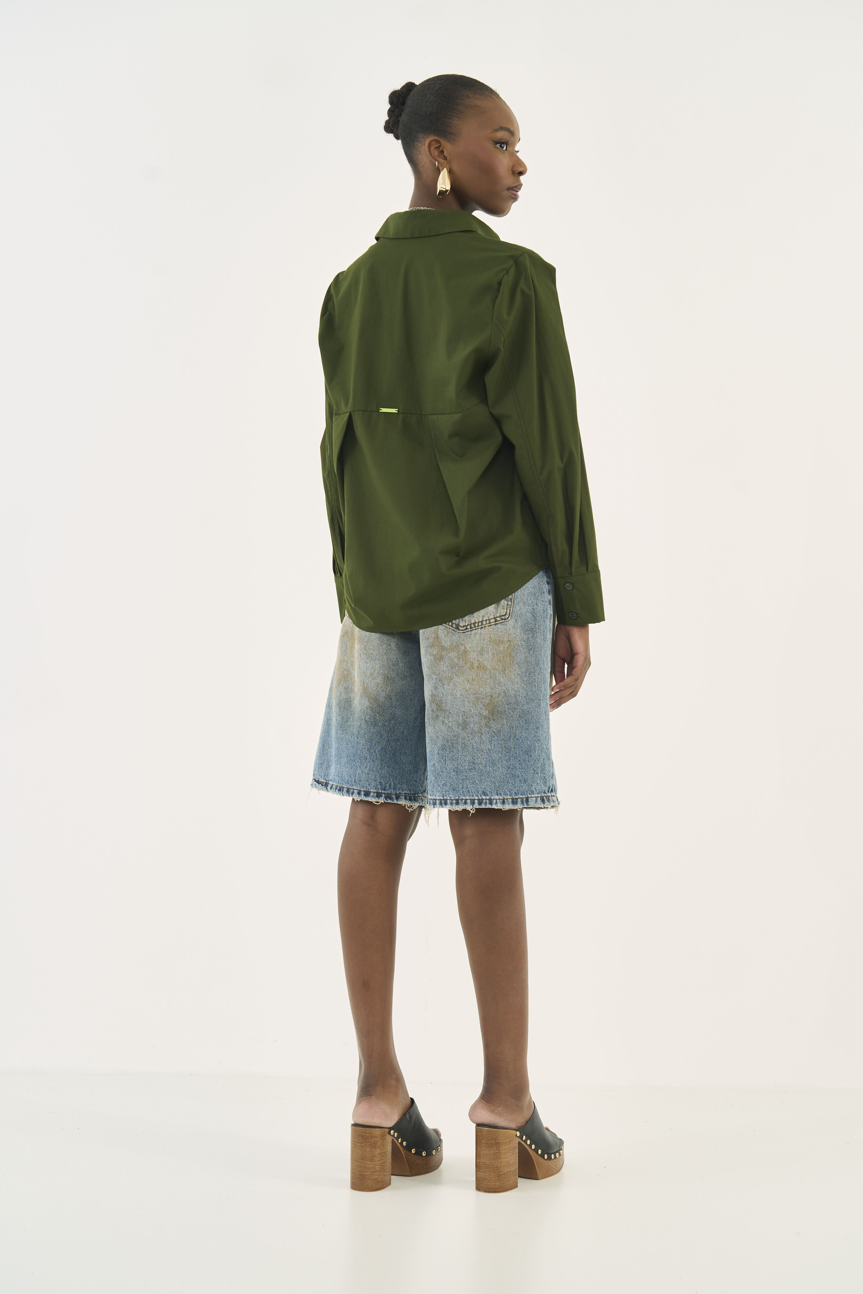CAMISA COLCCI JEANS PP VERDE ÉDEN