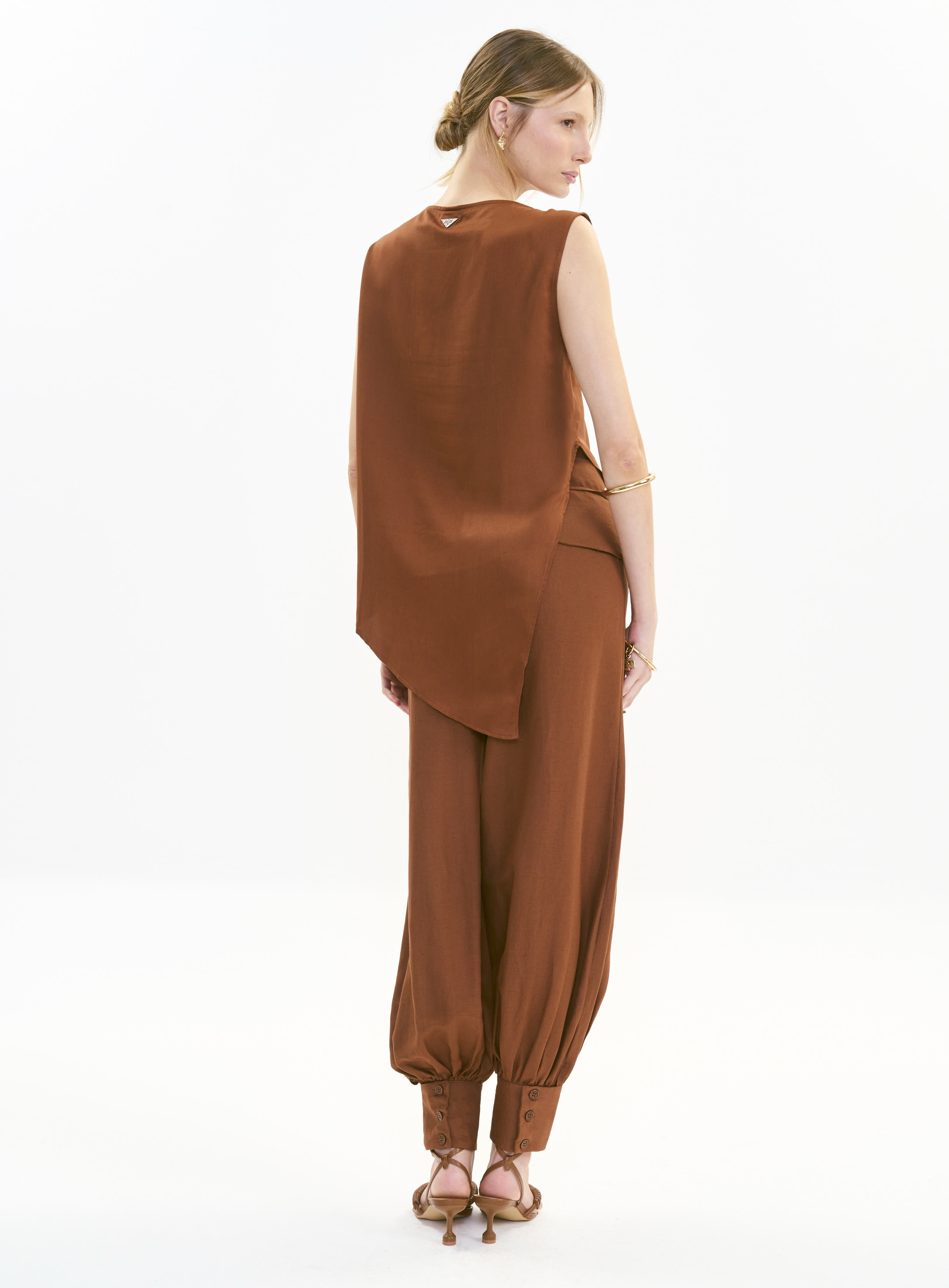 BLUSA COLCCI P MARROM TIRAMISU