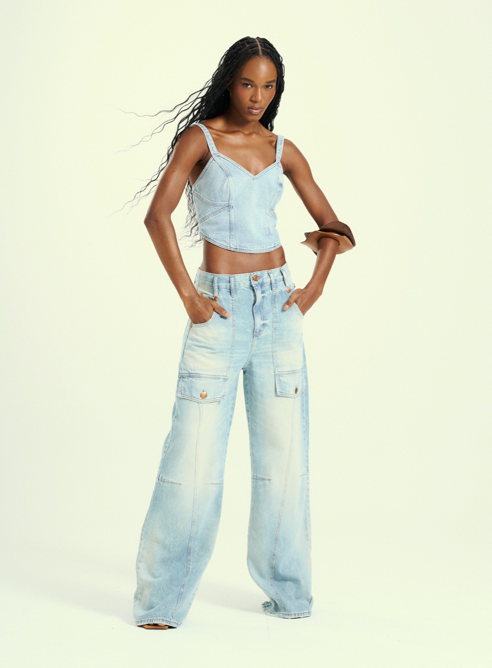 TOP JEANS GG INDIGO