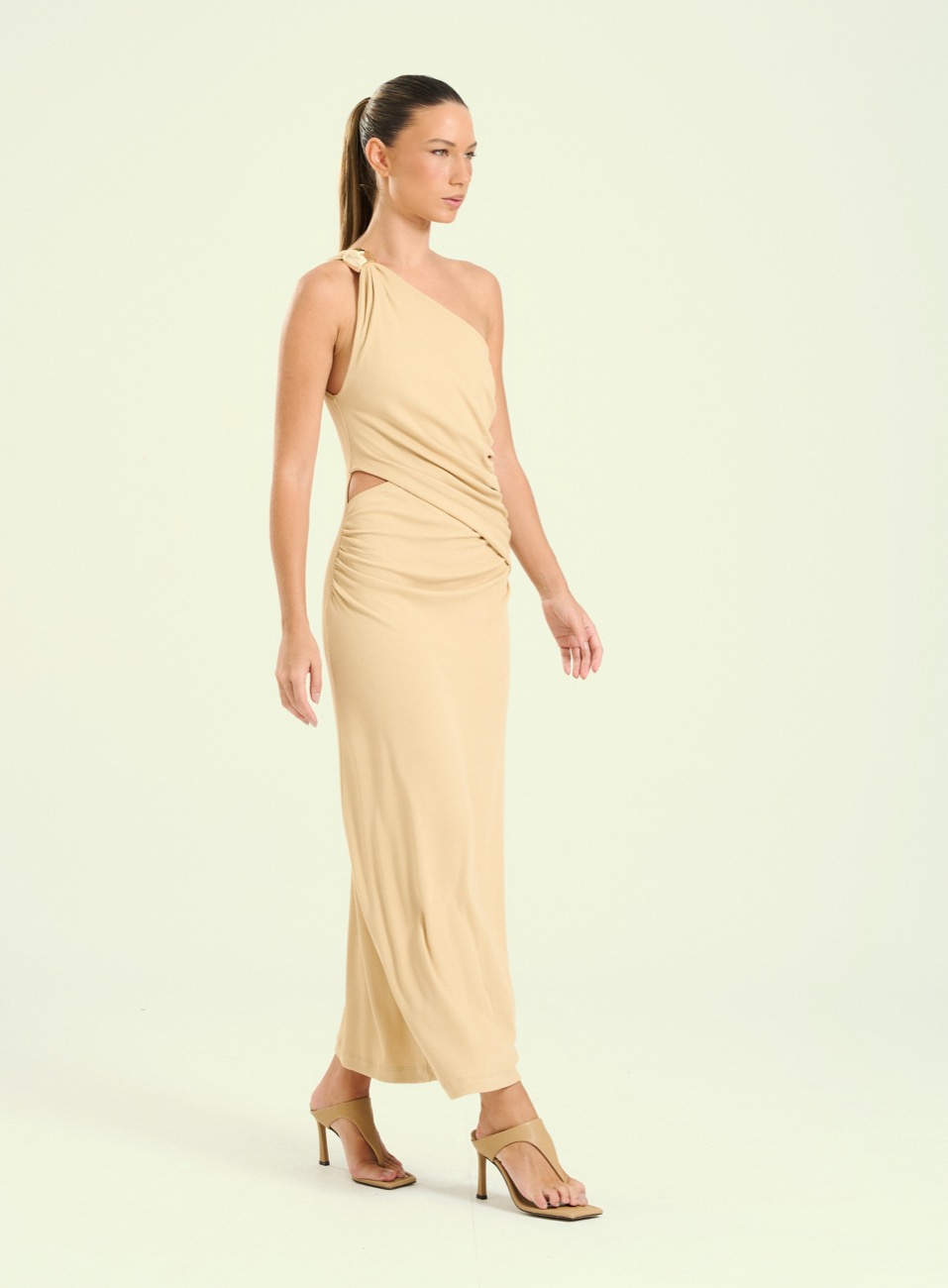 VESTIDO OPEN G BEGE SESAME