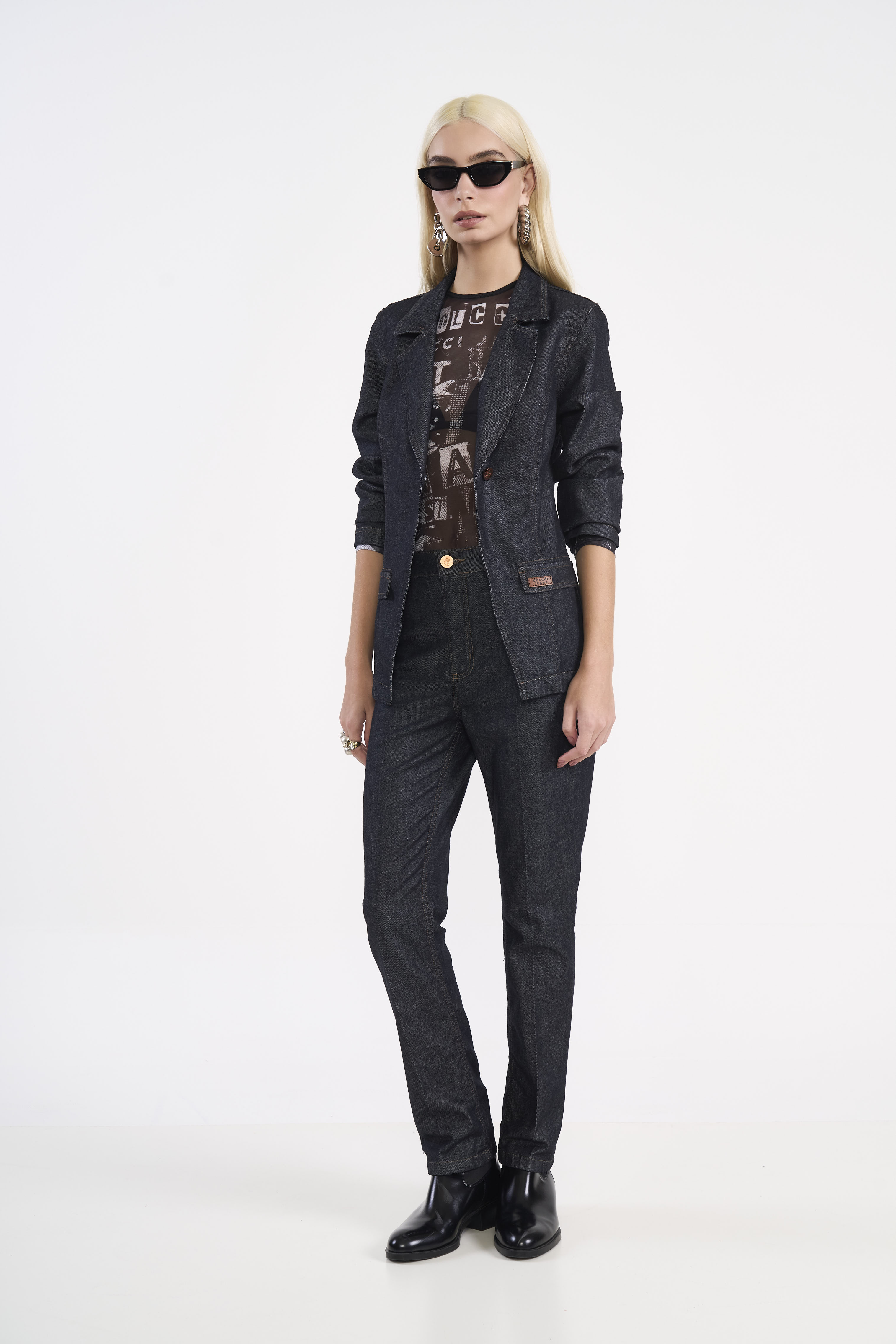 CAMISETA COLCCI JEANS P PRETO