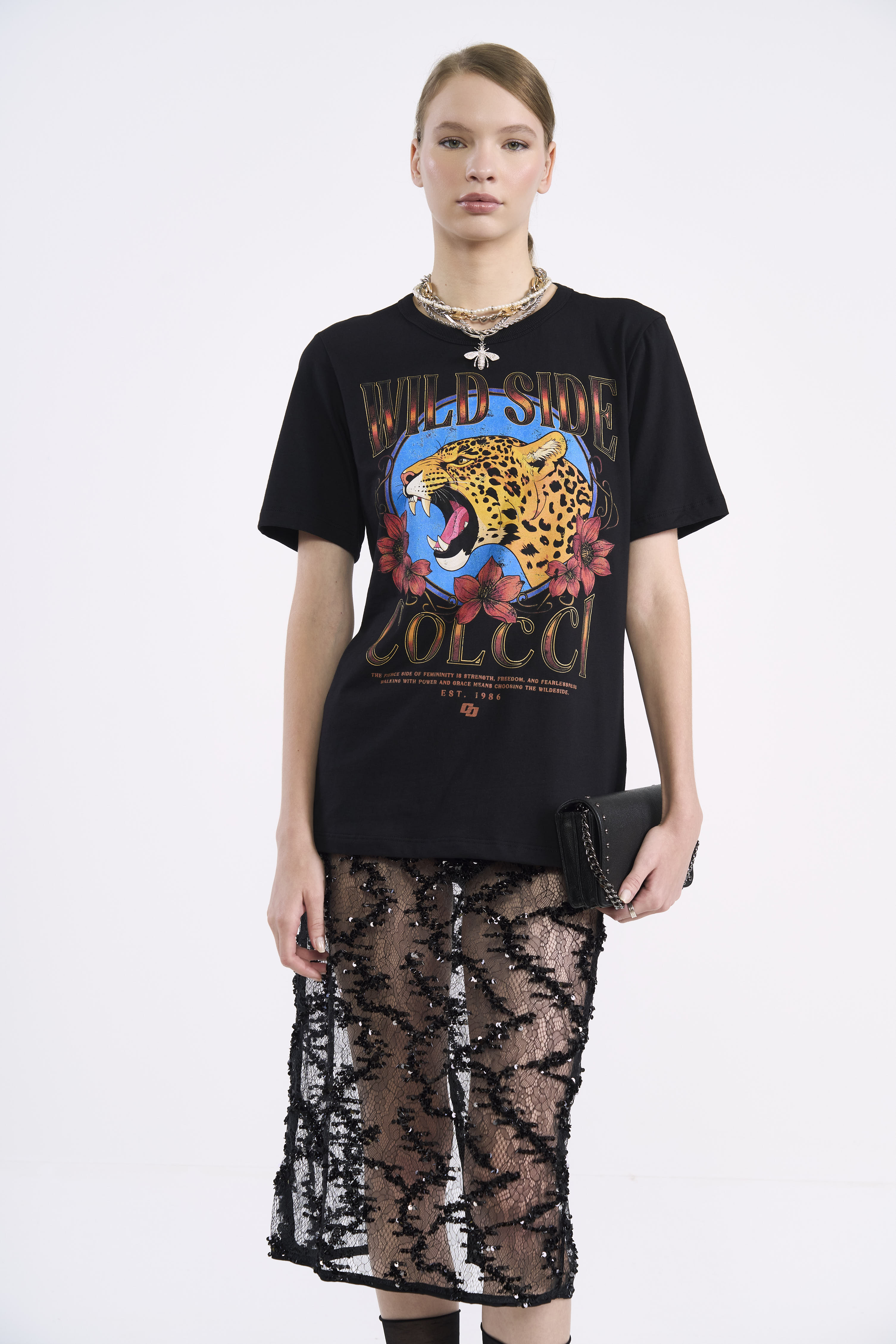 CAMISETA ESTAMPADA M PRETO