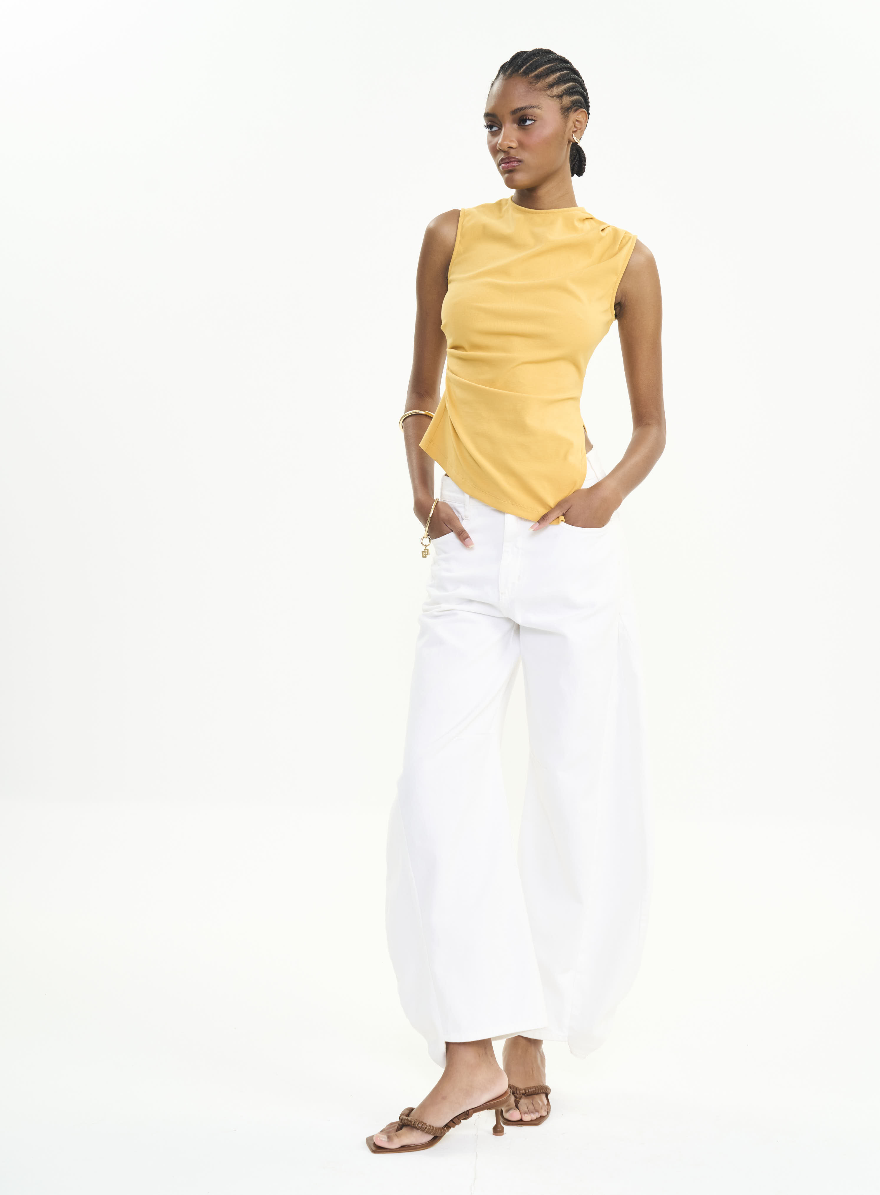 BLUSA COLCCI G AMARELO TOFU