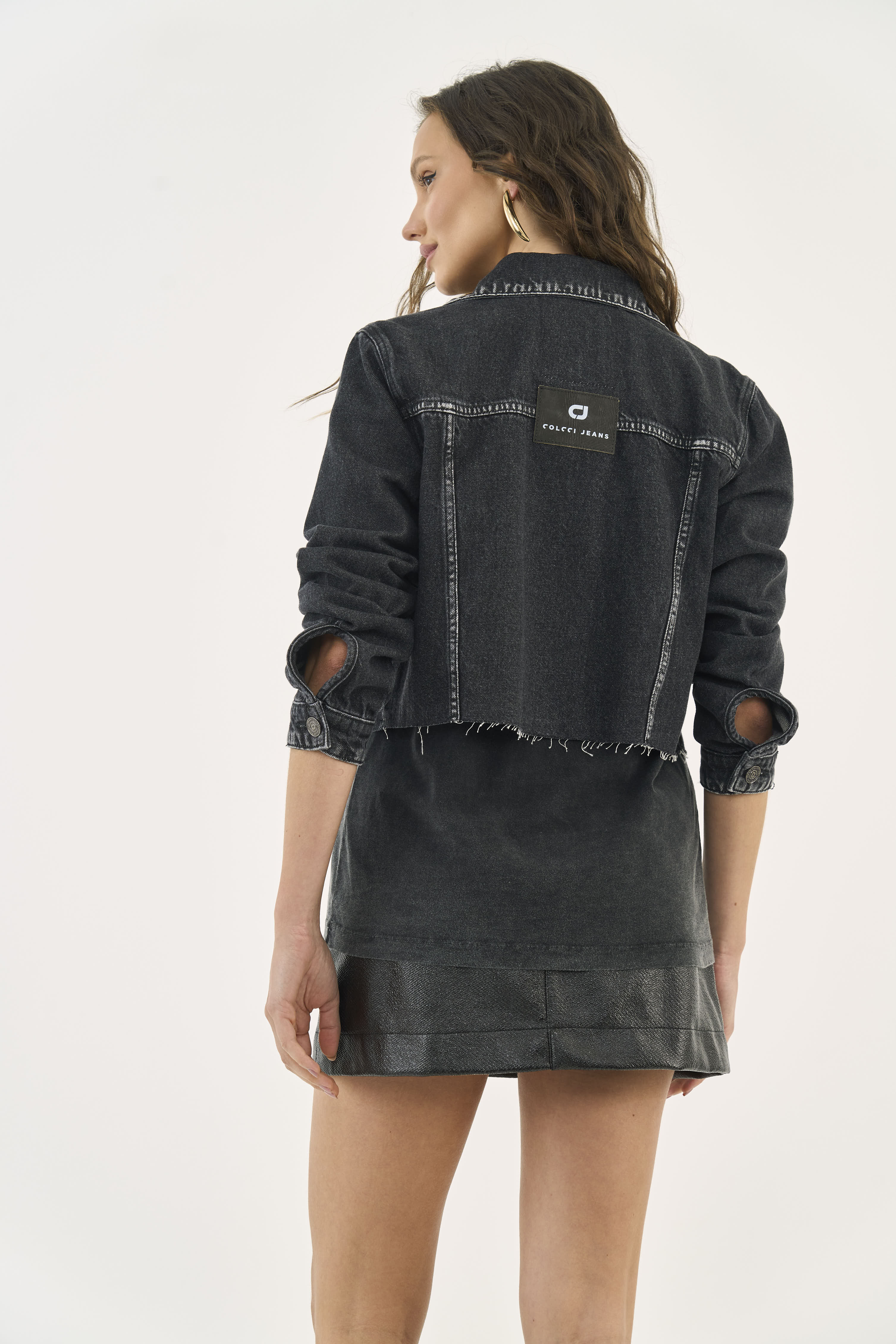 JAQUETA JEANS M IND.PRETO