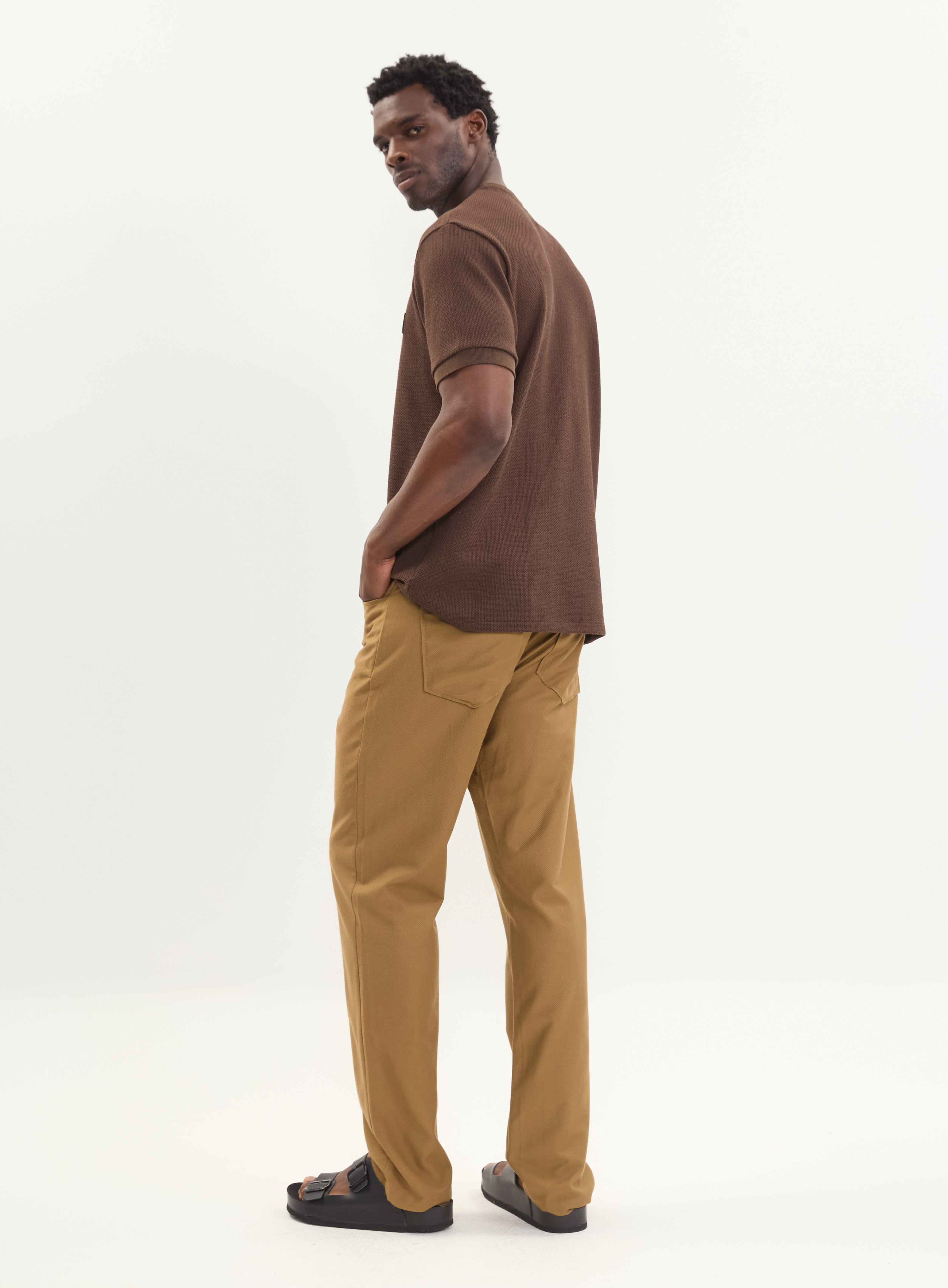 CAMISETA COLCCI GG MARROM COCONUT