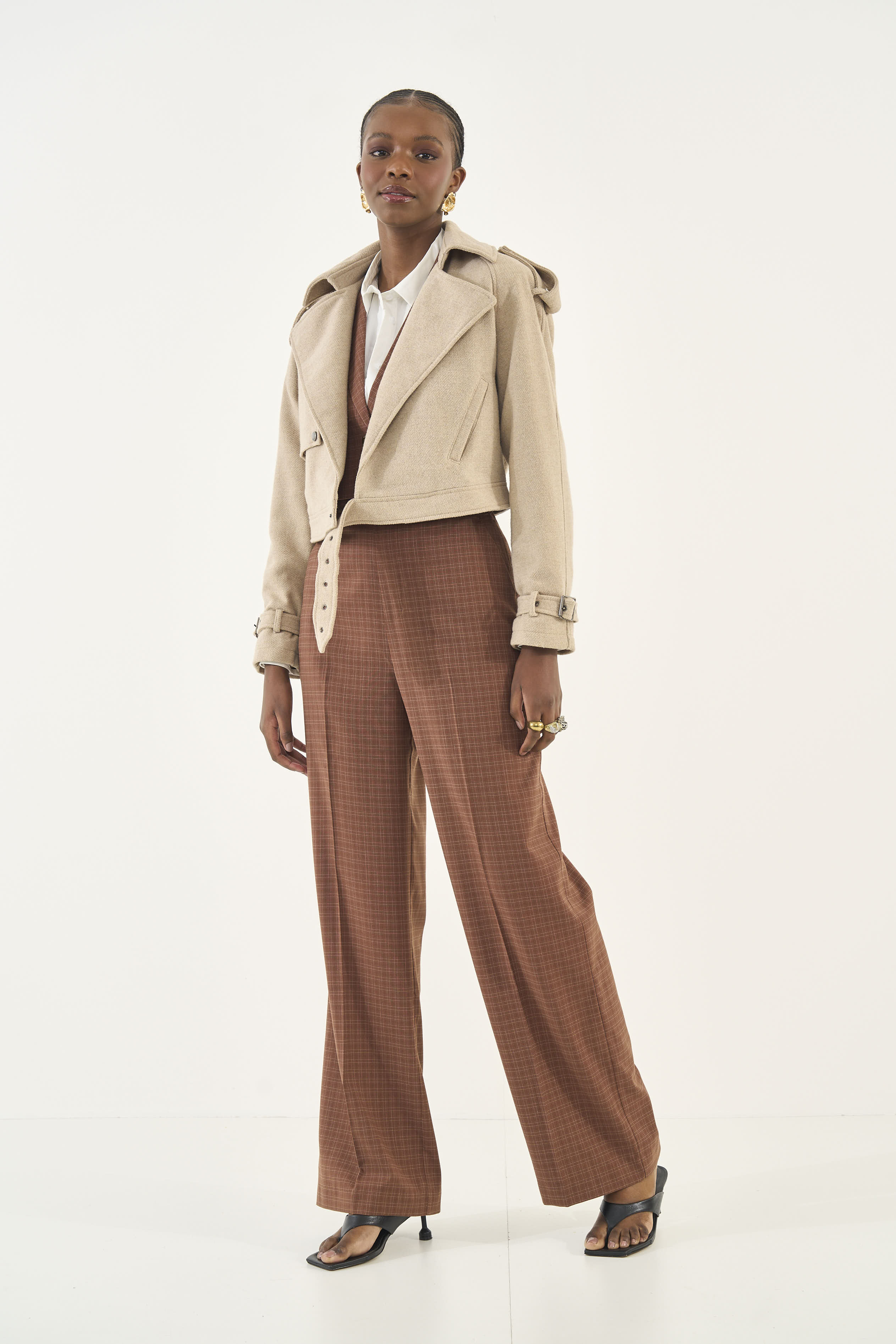 JAQUETA COLCCI M BEGE TAUPE
