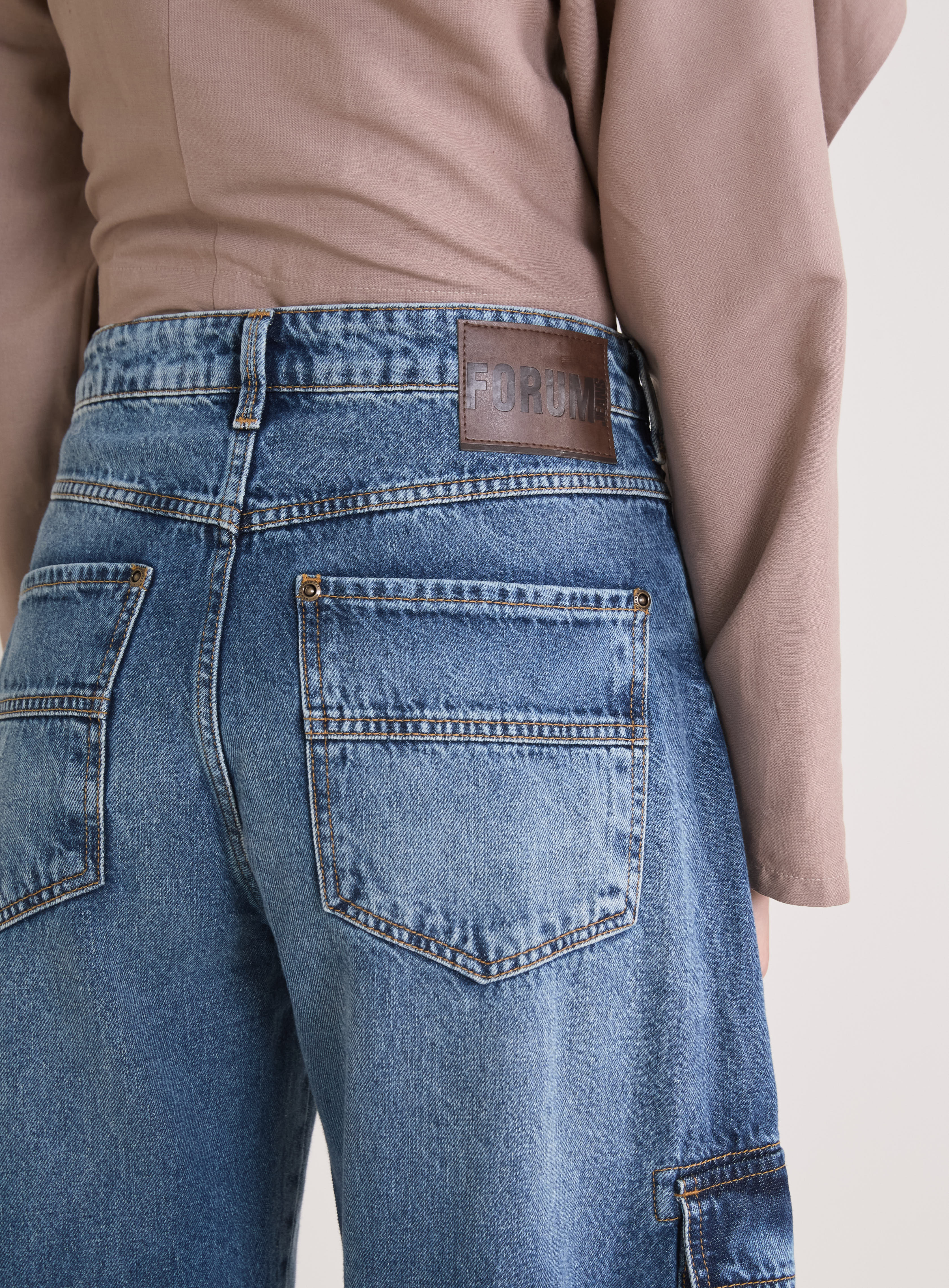 CALÇA JEANS BARREL 38 INDIGO