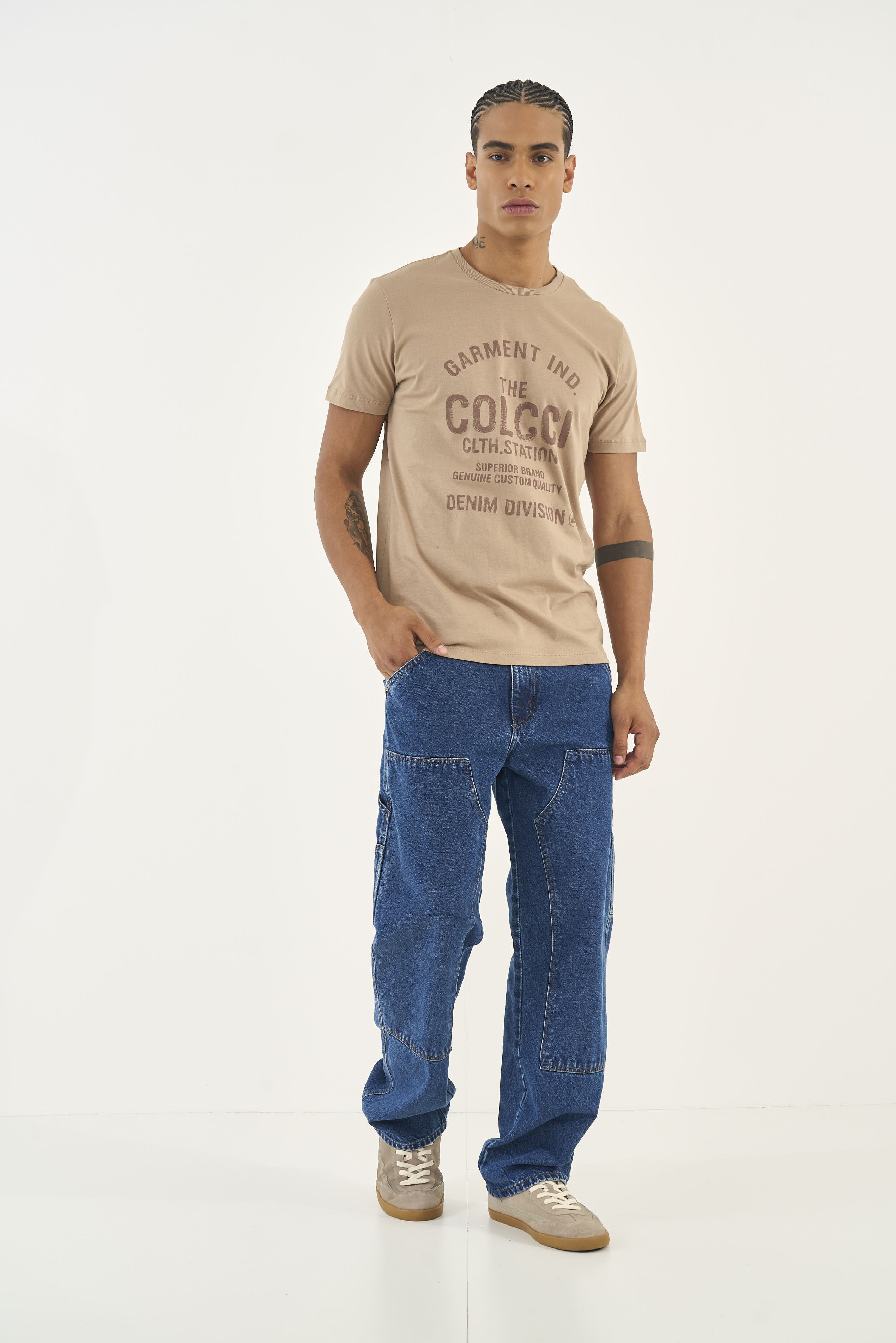 CAMISETA COLCCI GG MARROM ROCCIA