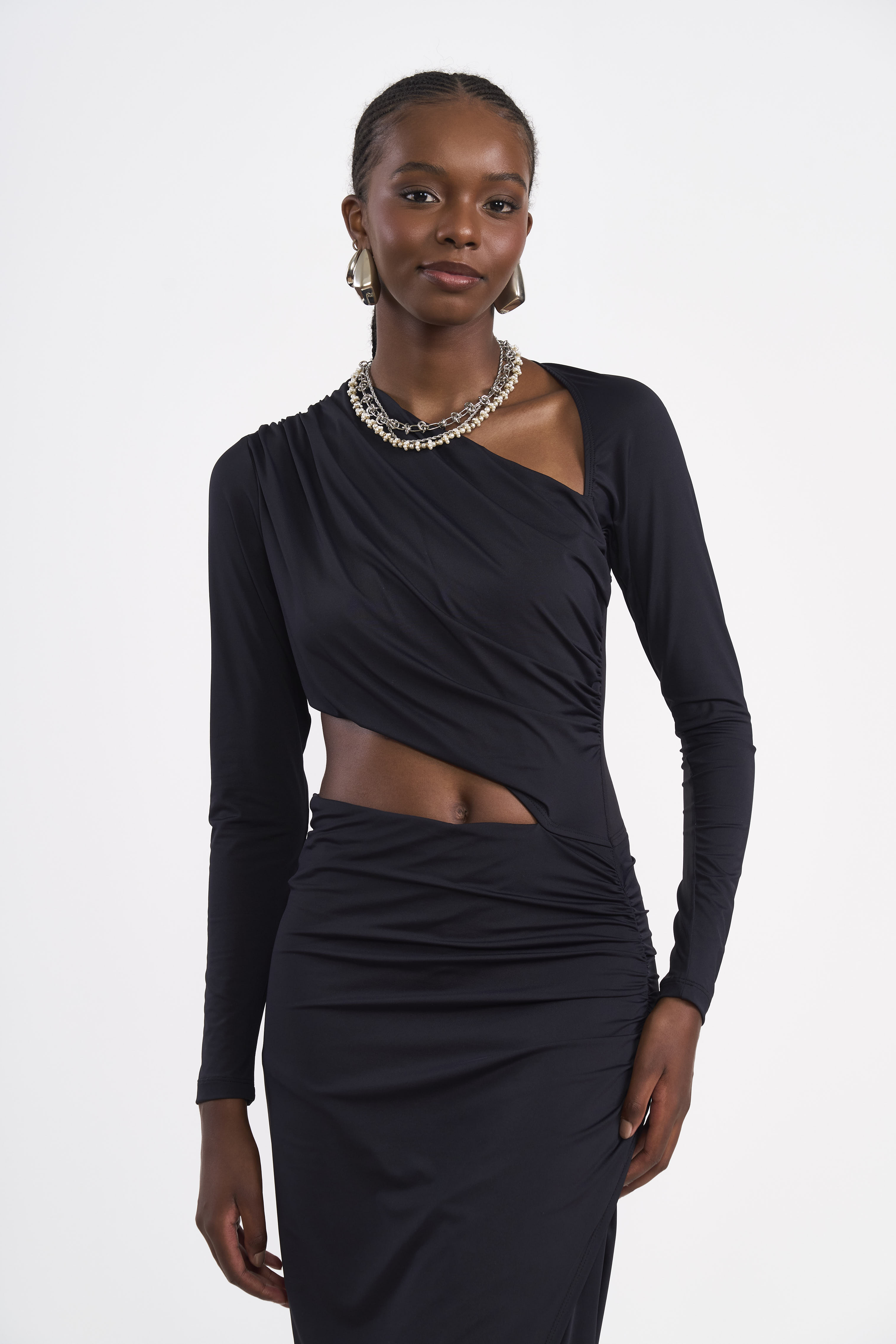 VESTIDO COLCCI G PRETO
