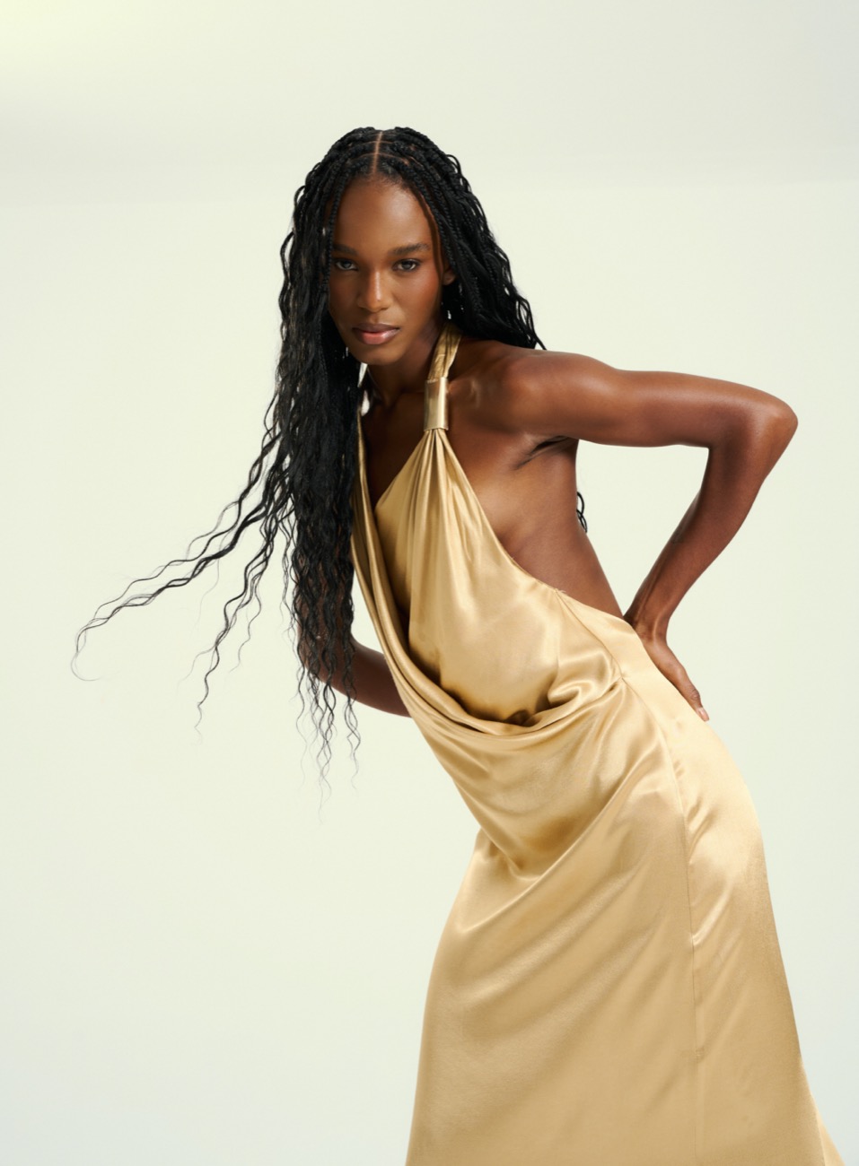 VESTIDO OPEN G BEGE ANDIROBA