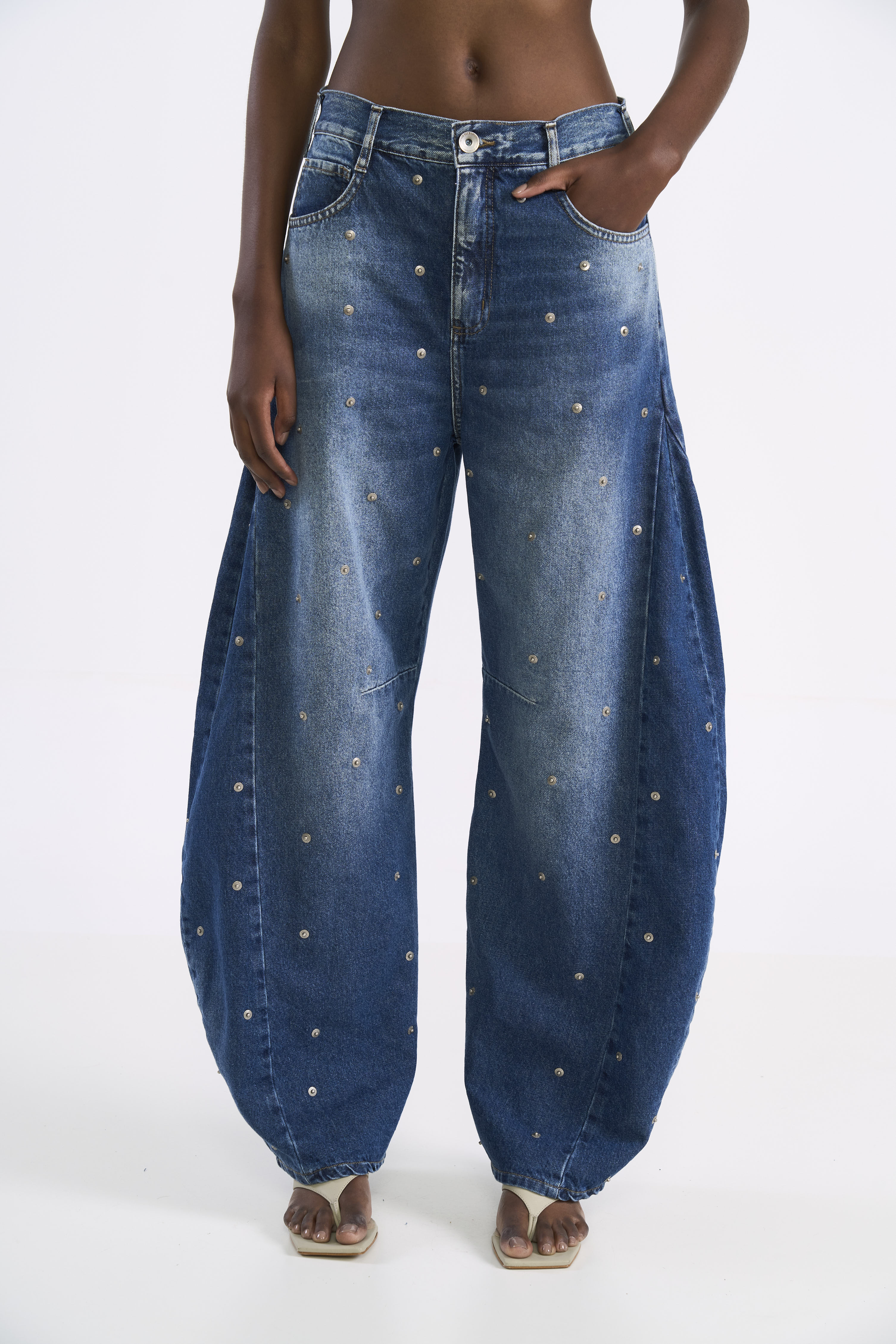 CALÇA JEANS BARRIL 36 INDIGO