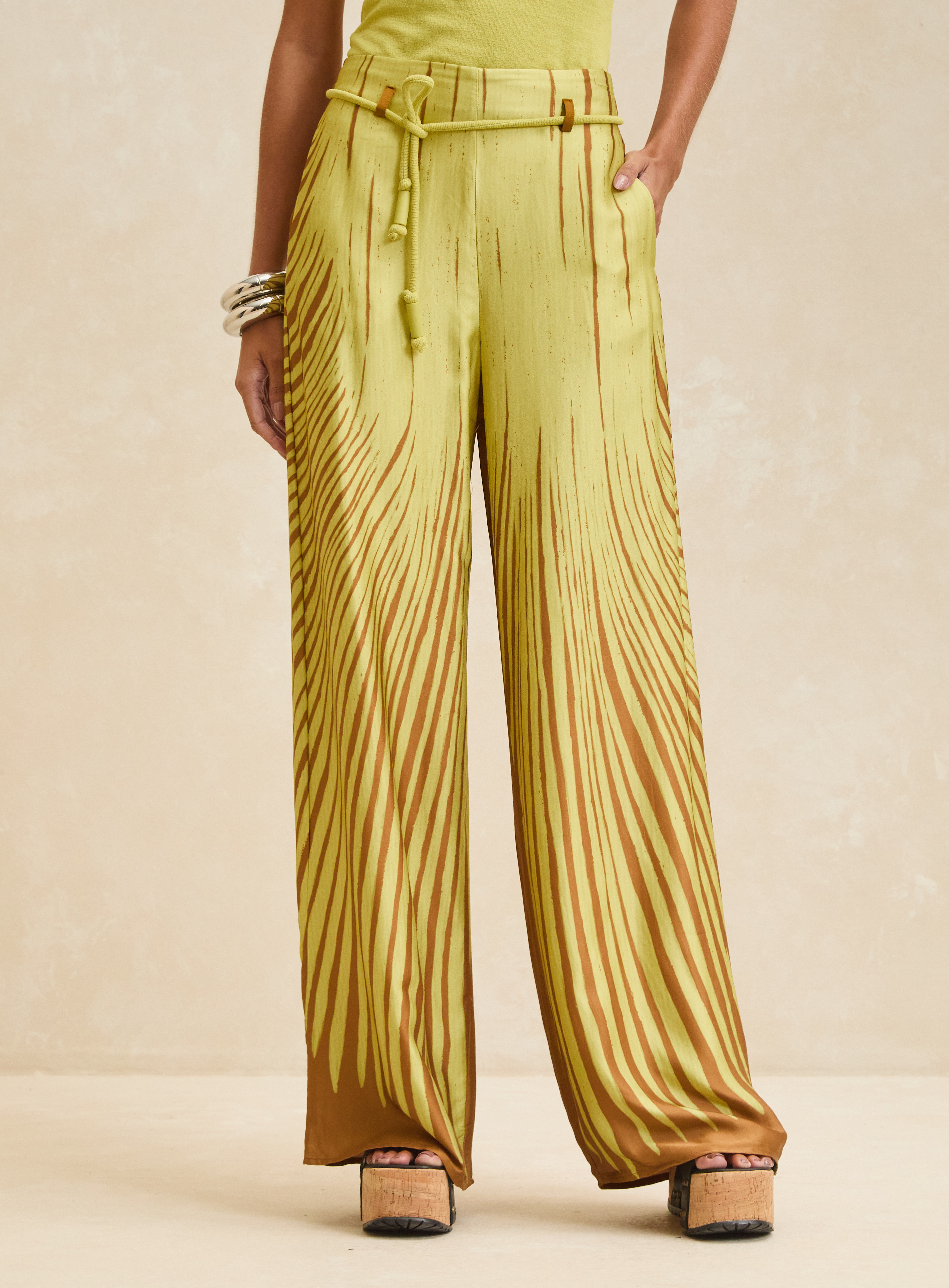 CALÇA ESTAMPADA M SELVA RADIANTE