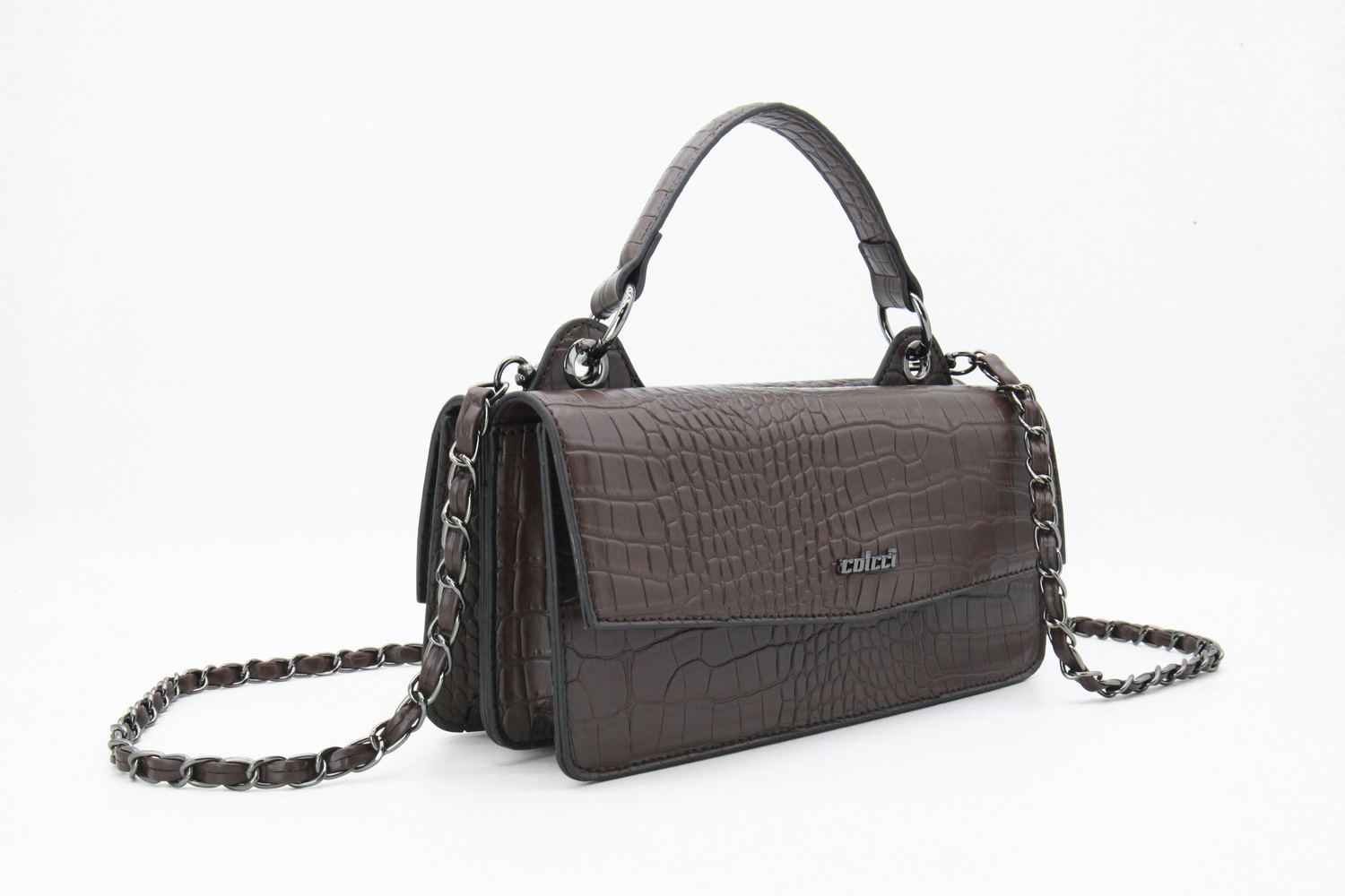 BOLSA COLCCI  CROSSBODY FEM U PRETO