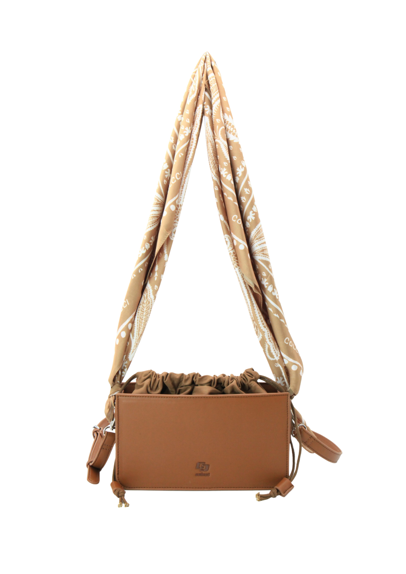 BOLSA COLCCI FEM CROSSBODY SCARF U CARAMELO